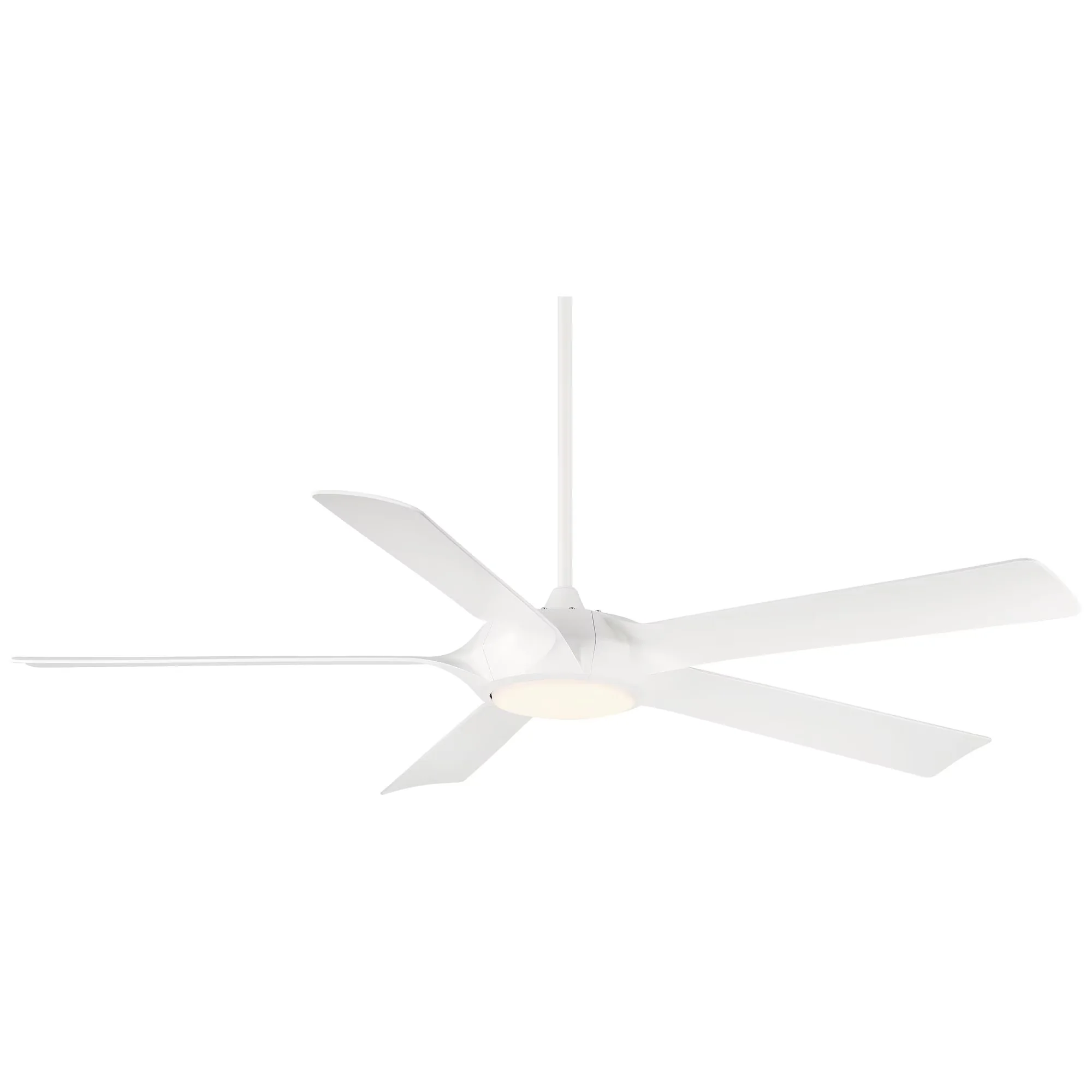 Ceiling Fan Quality with LED, Contemporary, Remote Controlled - Glass White Model 3389F0