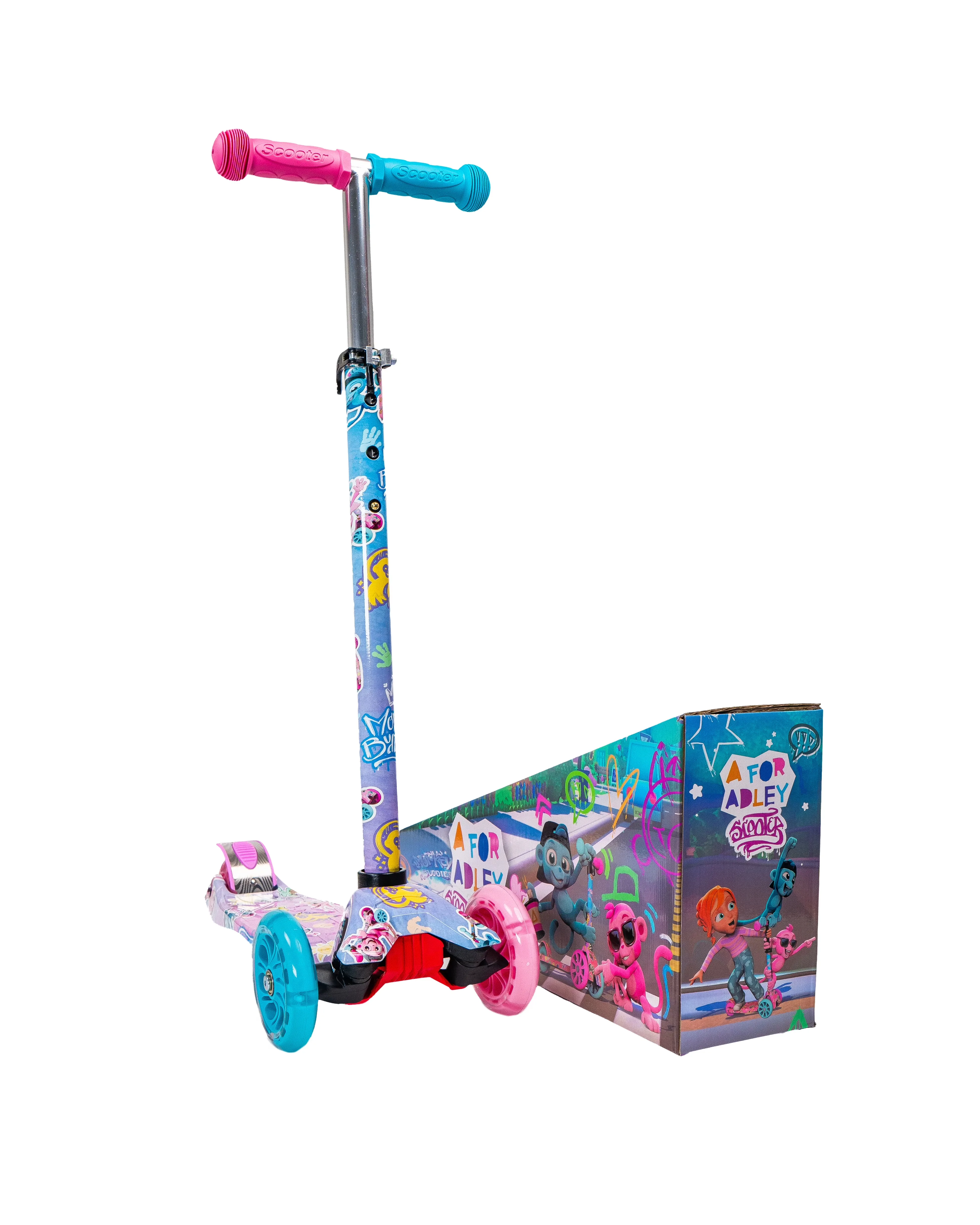 Scooter Premium with Lightweight - Multicolor Aluminum, Plastic, Rubber Model 4CED7A