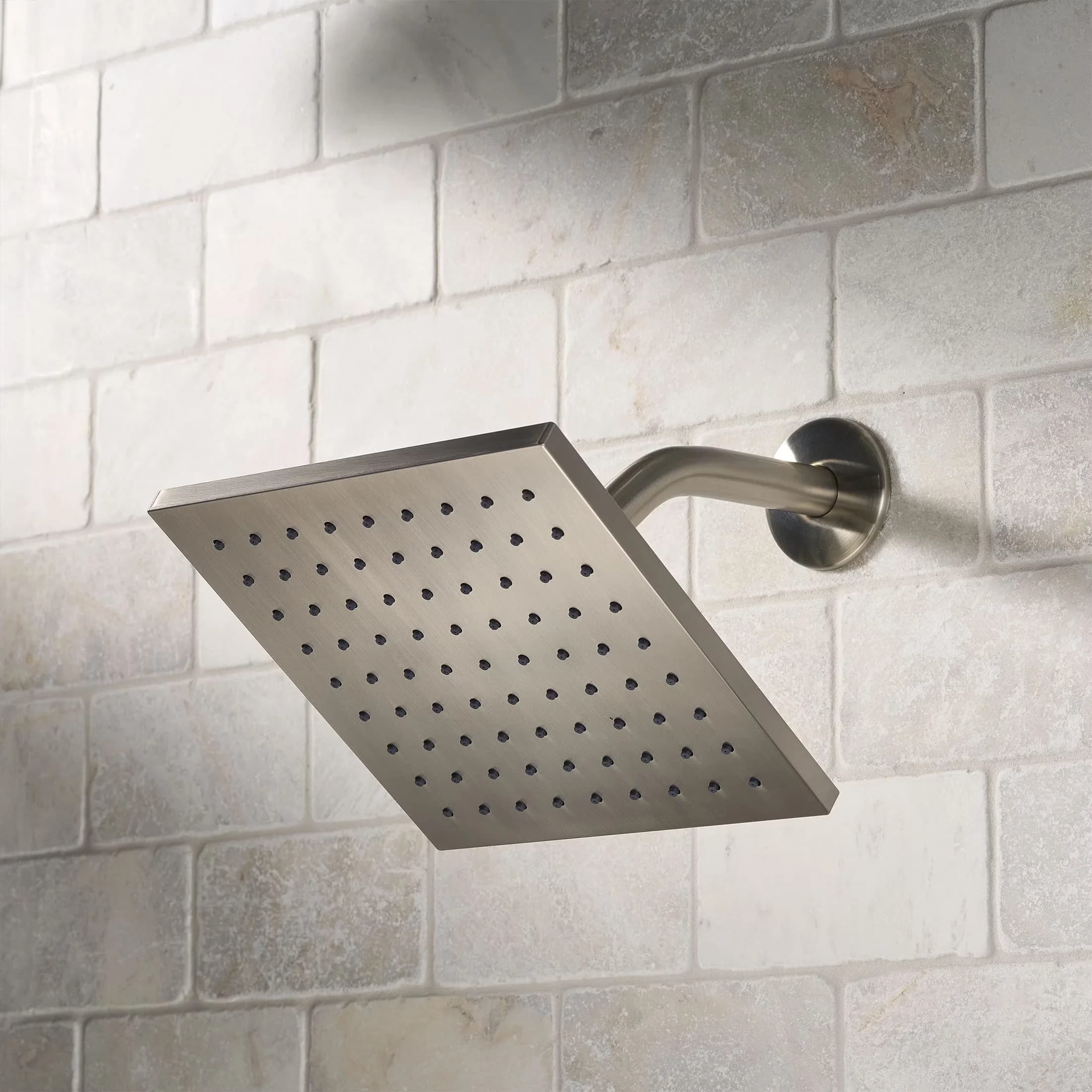 Compact Shower Head with Easy To Clean, High Pressure - Abs;Rubber;Pom;Sus Model D82BD3