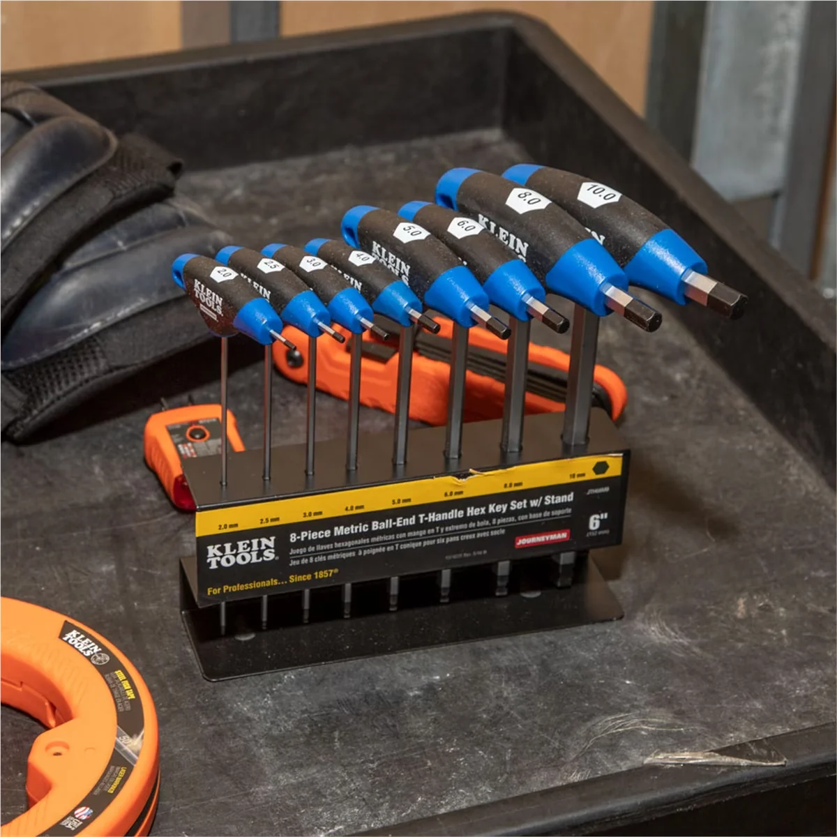 Essential Pro Tool with Rust Resistant, Stand, 6-Inch - Black 6" Metric Model E48E03