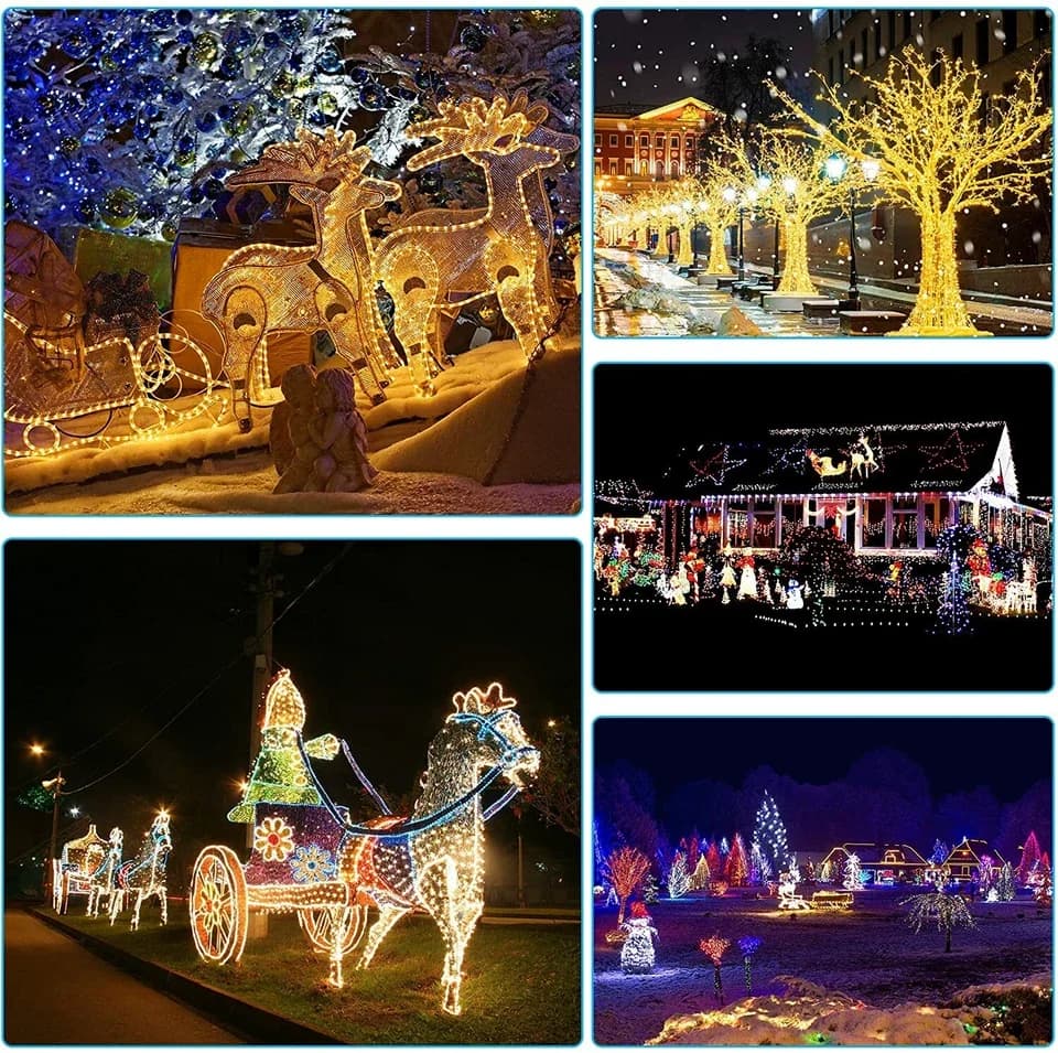 Stylish Novelty Light with LED, Solar - 39Ft - Modern Design Model E4362F