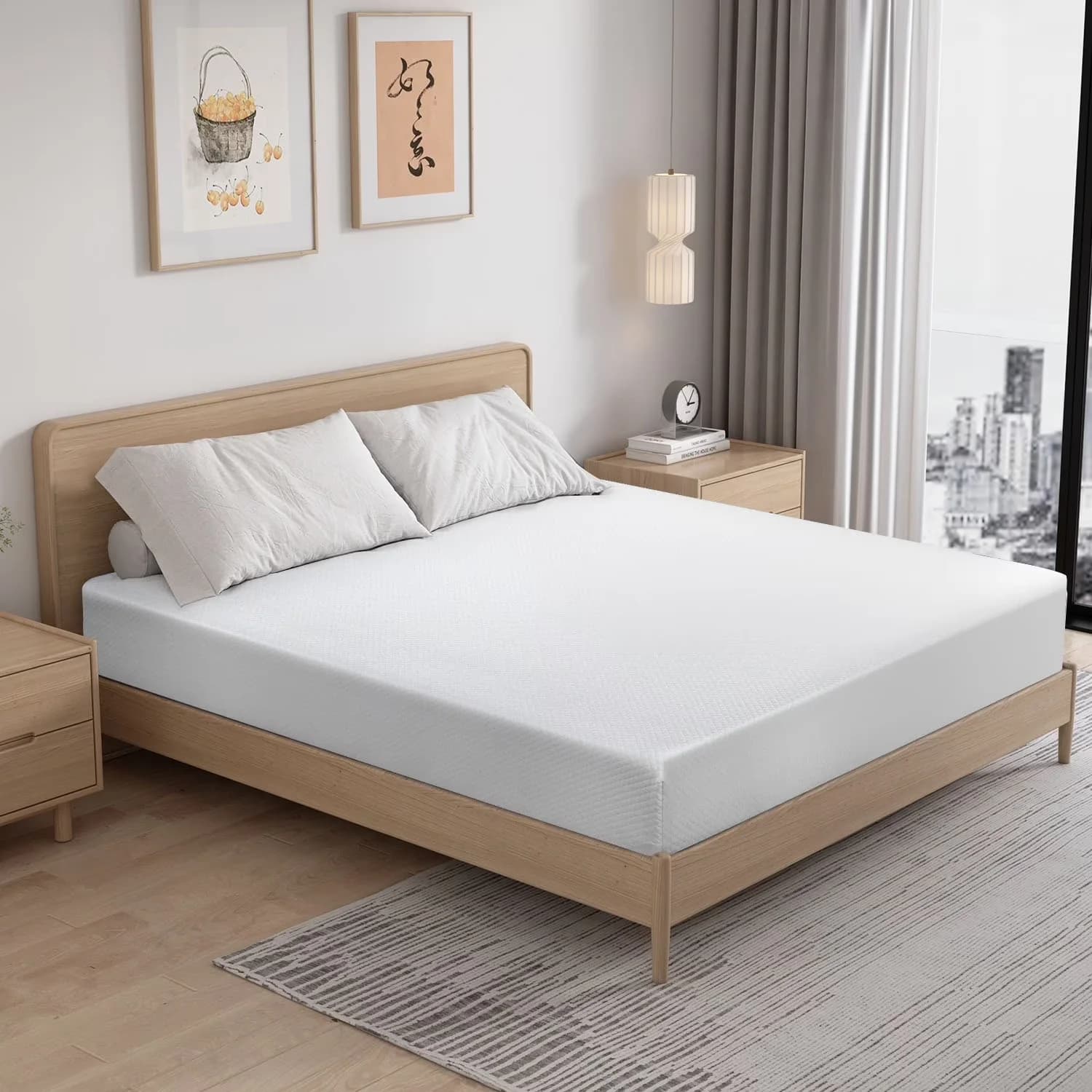 Innovative Mattresses Accessory with In a Box, Medium Firm - Gel Memory Foam White Model 612ED6