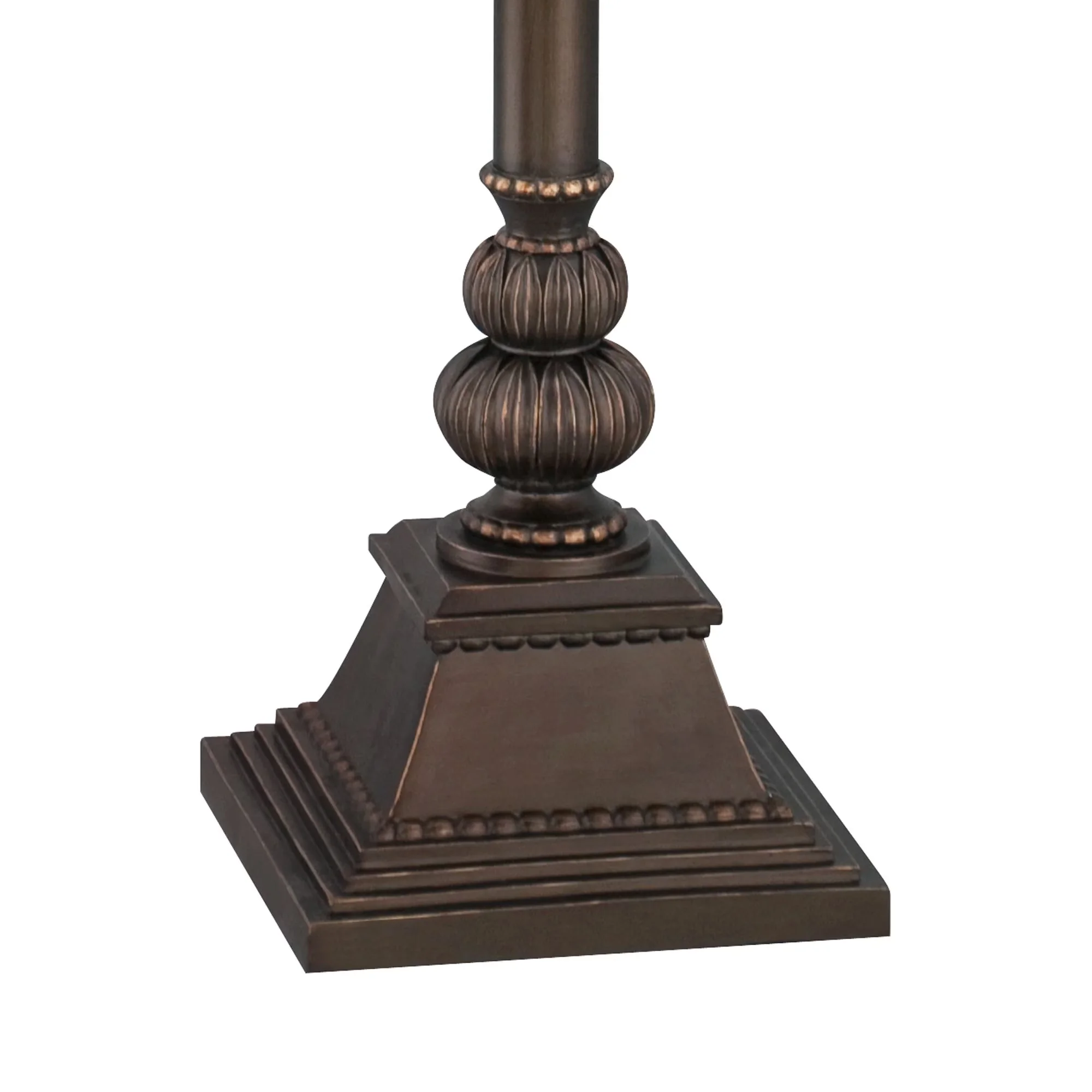 Quality Floor Lamp with Incandescent, Dimmable - Brown Cast Resin for Living Room Model 7C9A60