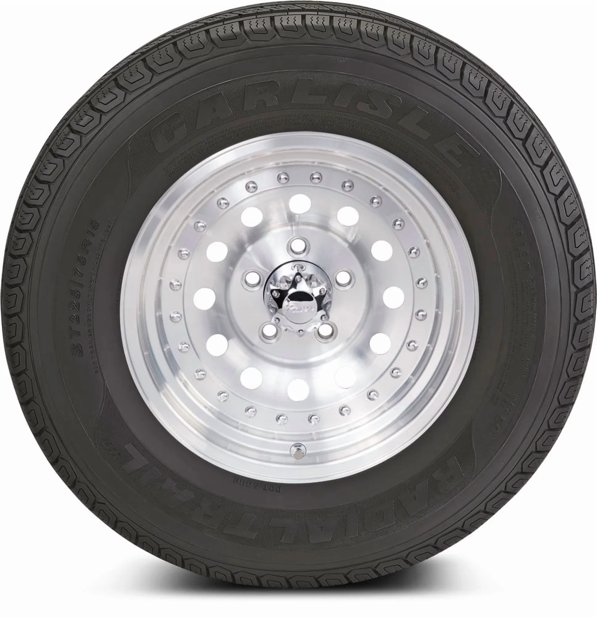 Sleek Trailer Tire with Size: ST205/75R14/8, All-Season Tire, Model: Radial Trail HD - Model 382175