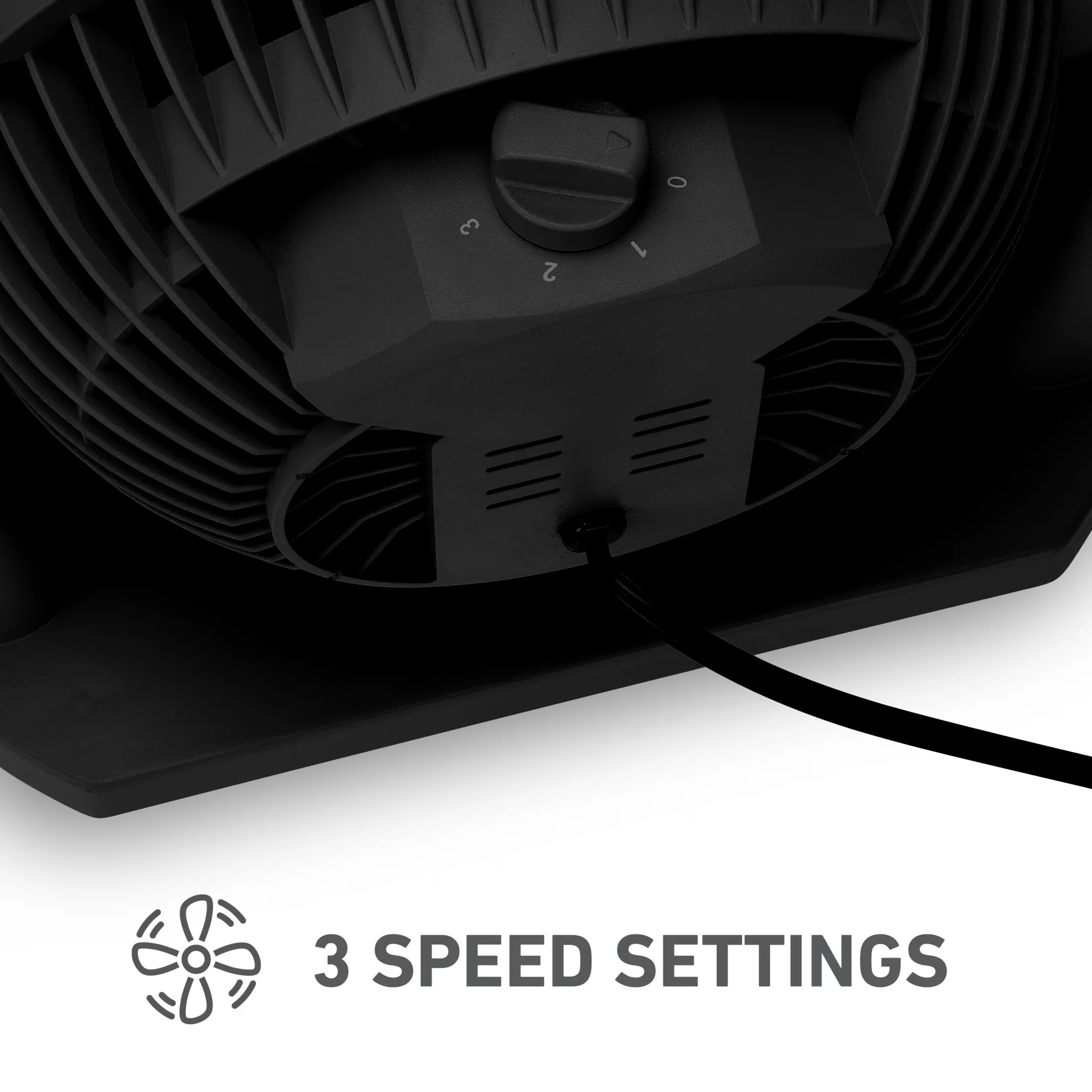 Fans In Cooling Professional with Adjustable Height, Oscillating - Pp Black Model 2F1F9D