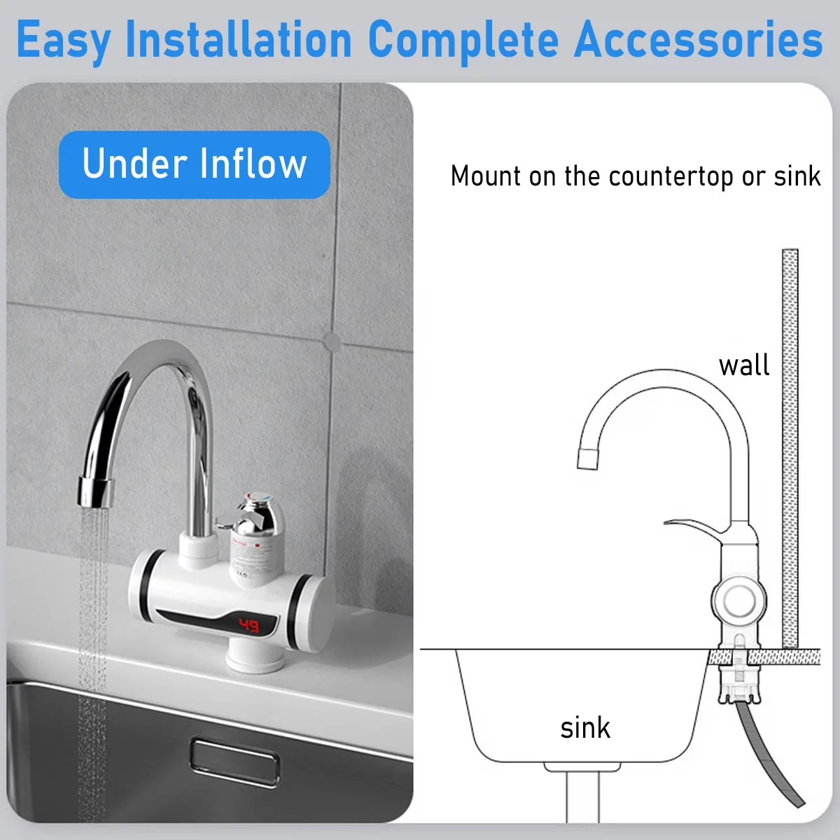 Quality Plumbing with 110V, Durable for Home and Office - Model 94E0BF