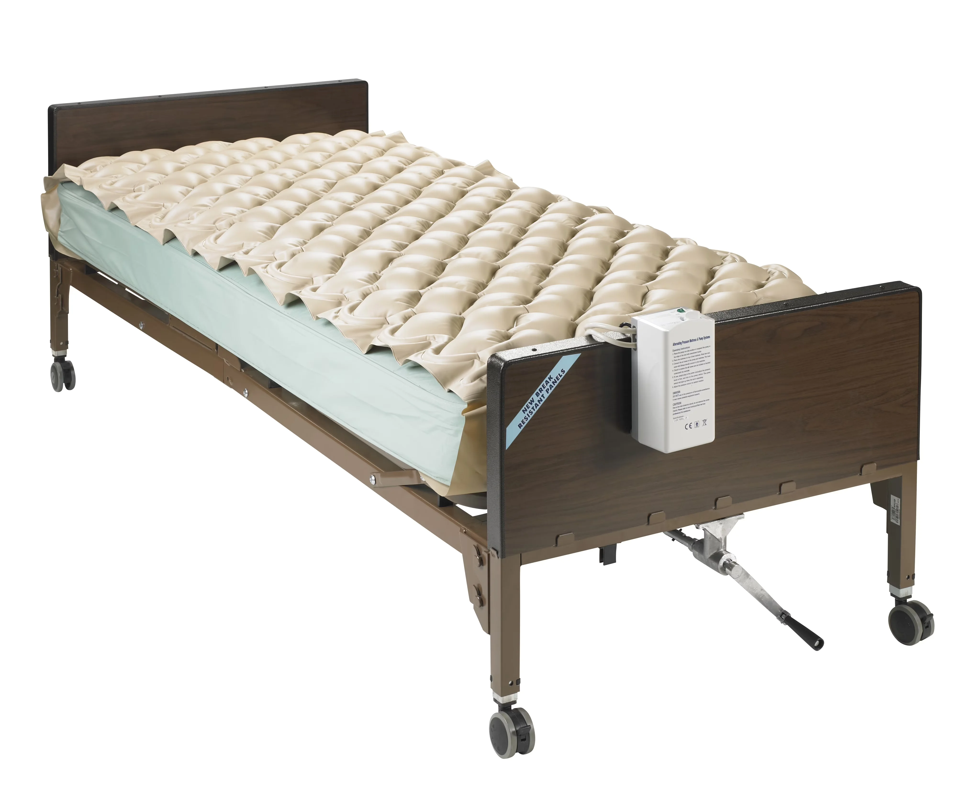 Compact Mattresses Accessory with Variable Pressure, End Flaps - Vinyl Off-White Model 844E5B