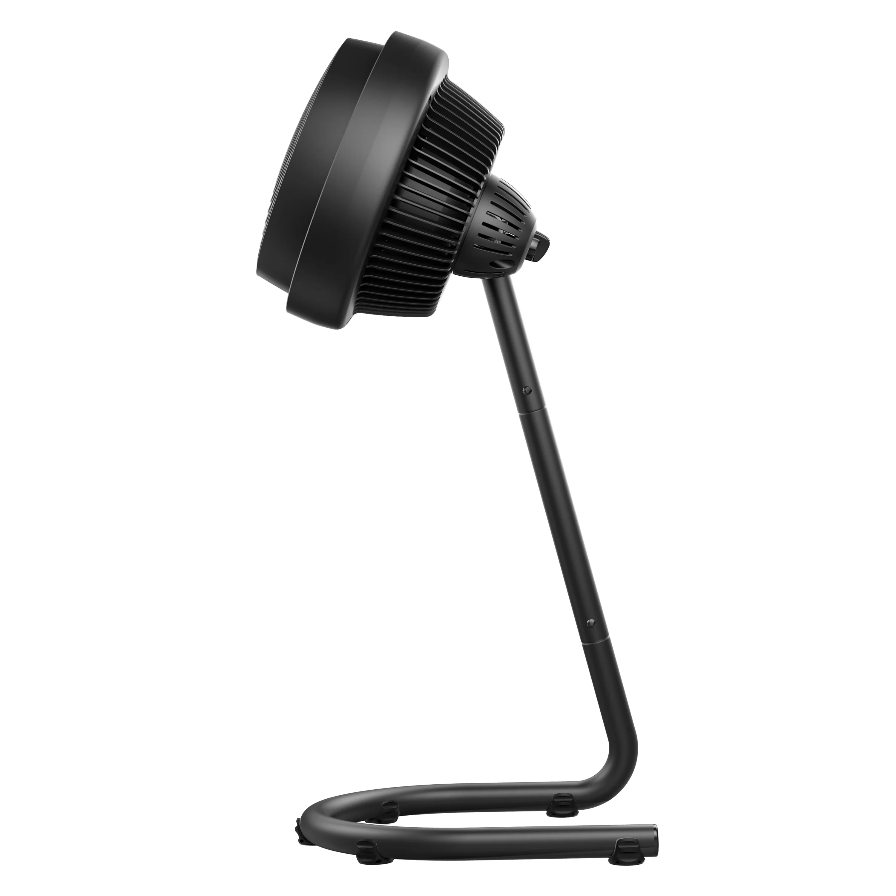 Modern Fans In Cooling with Adjustable Height, Moves Air 100 Feet - Black Steel Model DF47F8