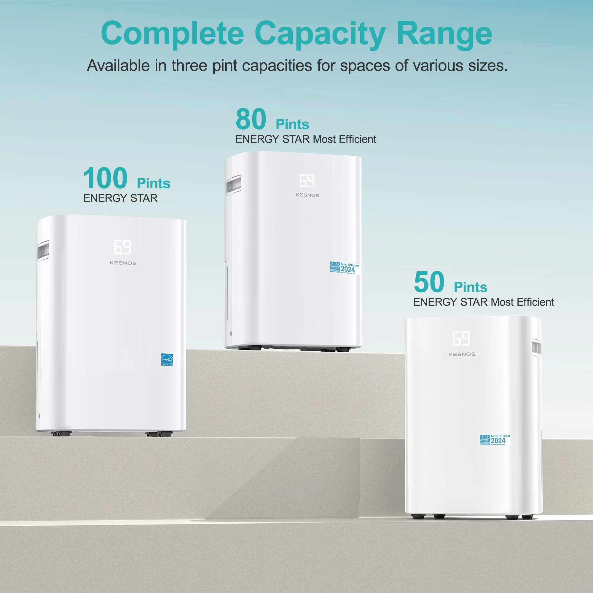 Innovative Dehumidifier with Automatic Shut-Off, Bucket Full Indicator - White for Home, Large Model 002992