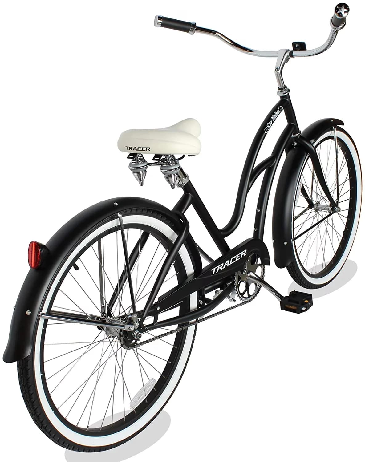 Cruiser Bike Reliable with Adjustable Seat Height, Matte Black - Matte Black Model FD2AD7