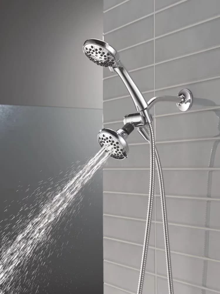 Bathroom Renovation Reliable with Adjustable Stream, Easy Installation, Adjustable Heads - Abs - Plastic Model EBDB33