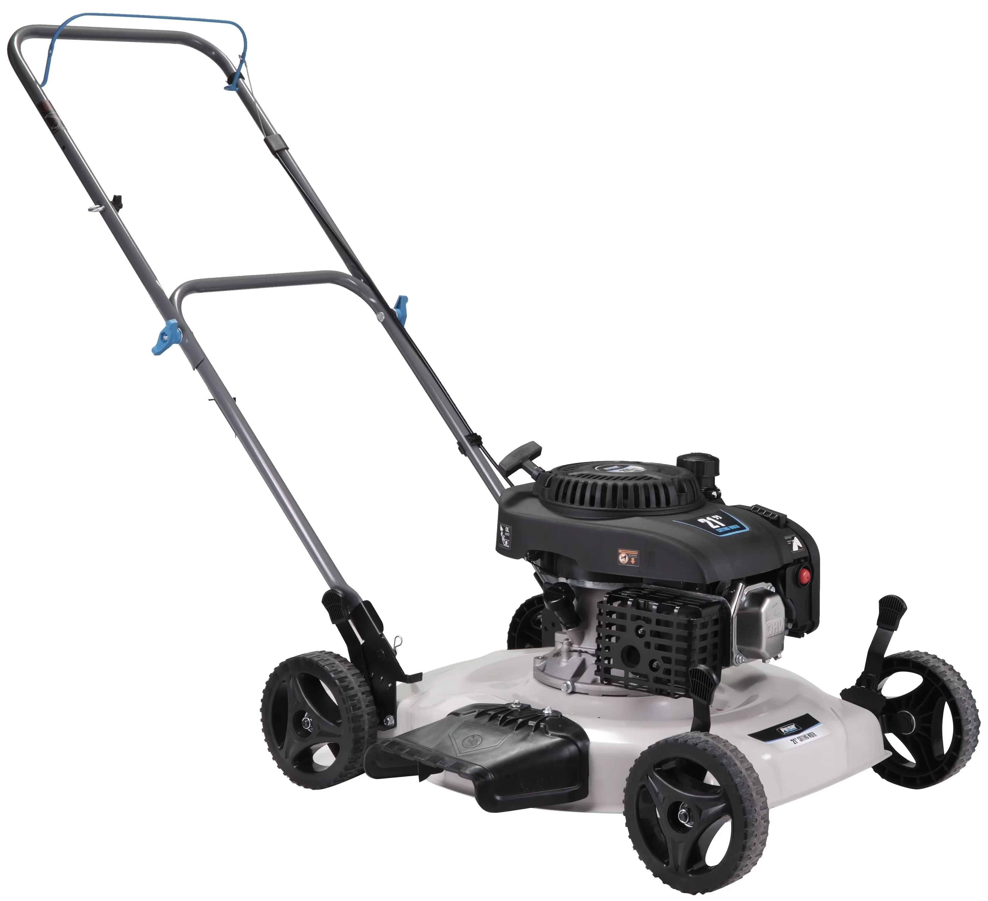 Classic Push Mower with Adjustable Cutting Height, Tool-Free Adjustments - White Model F1A06C