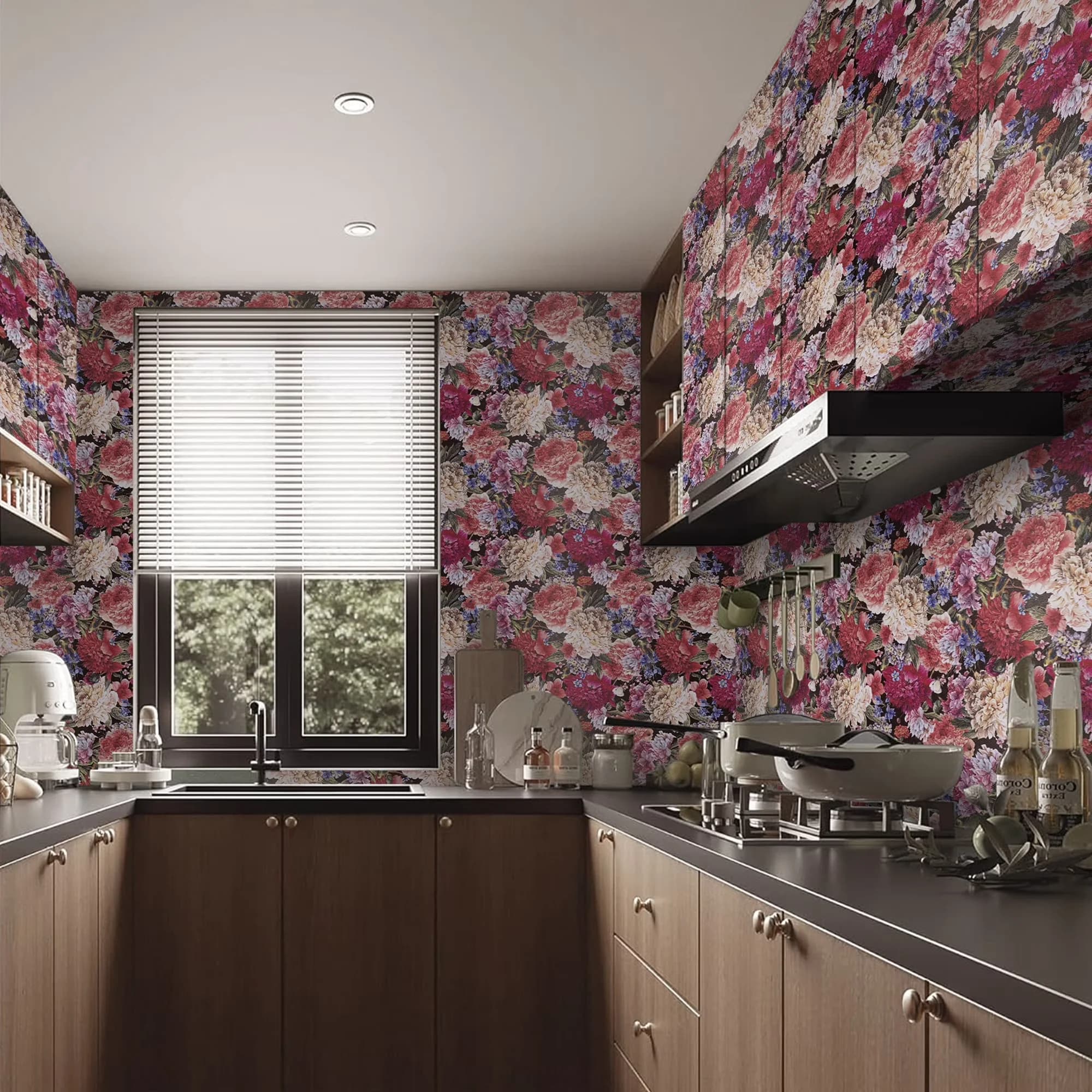 Innovative Wallpaper Wall Decals Wall Covering with Durable, Waterproof - Multicolor Pvc Model BAC469