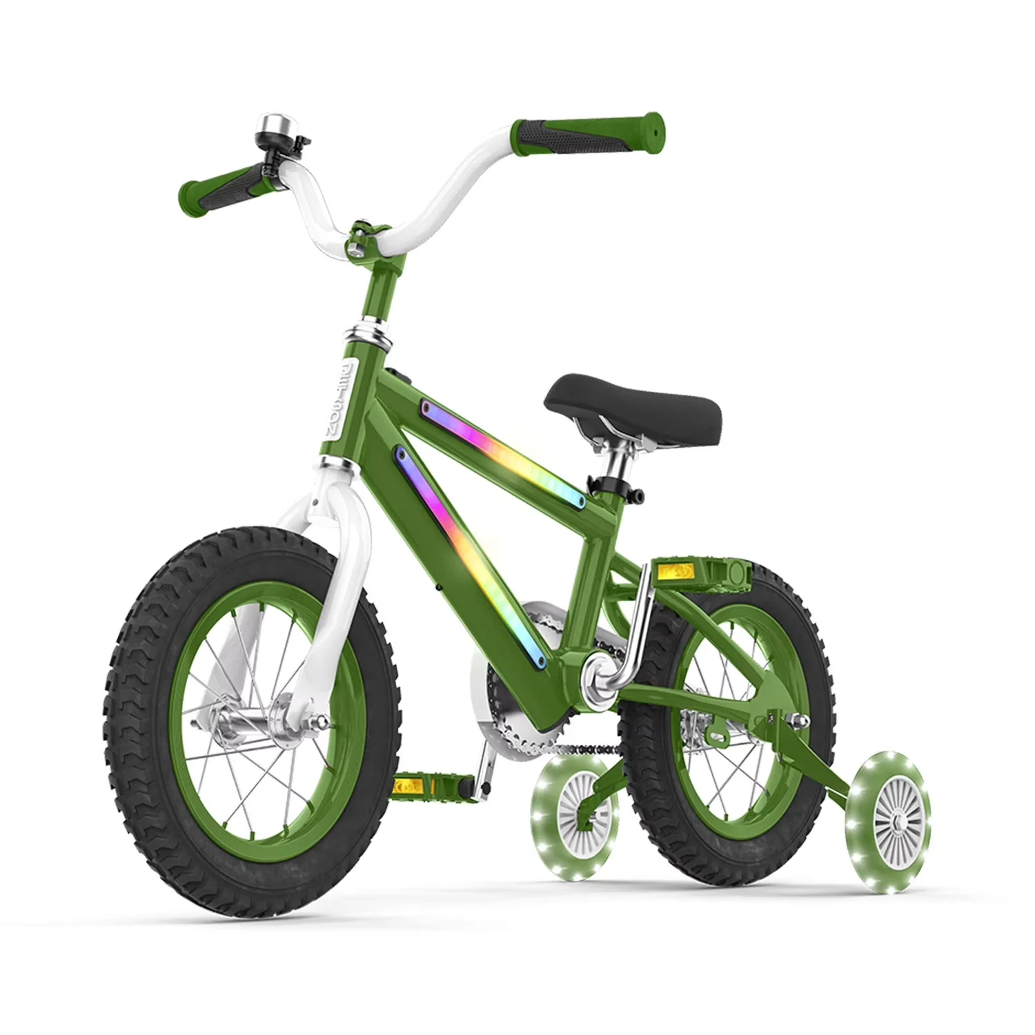 Kids Bike Versatile with Adjustable Seat Height, Adjustable Handlebar Height - Green Model 65ADE3