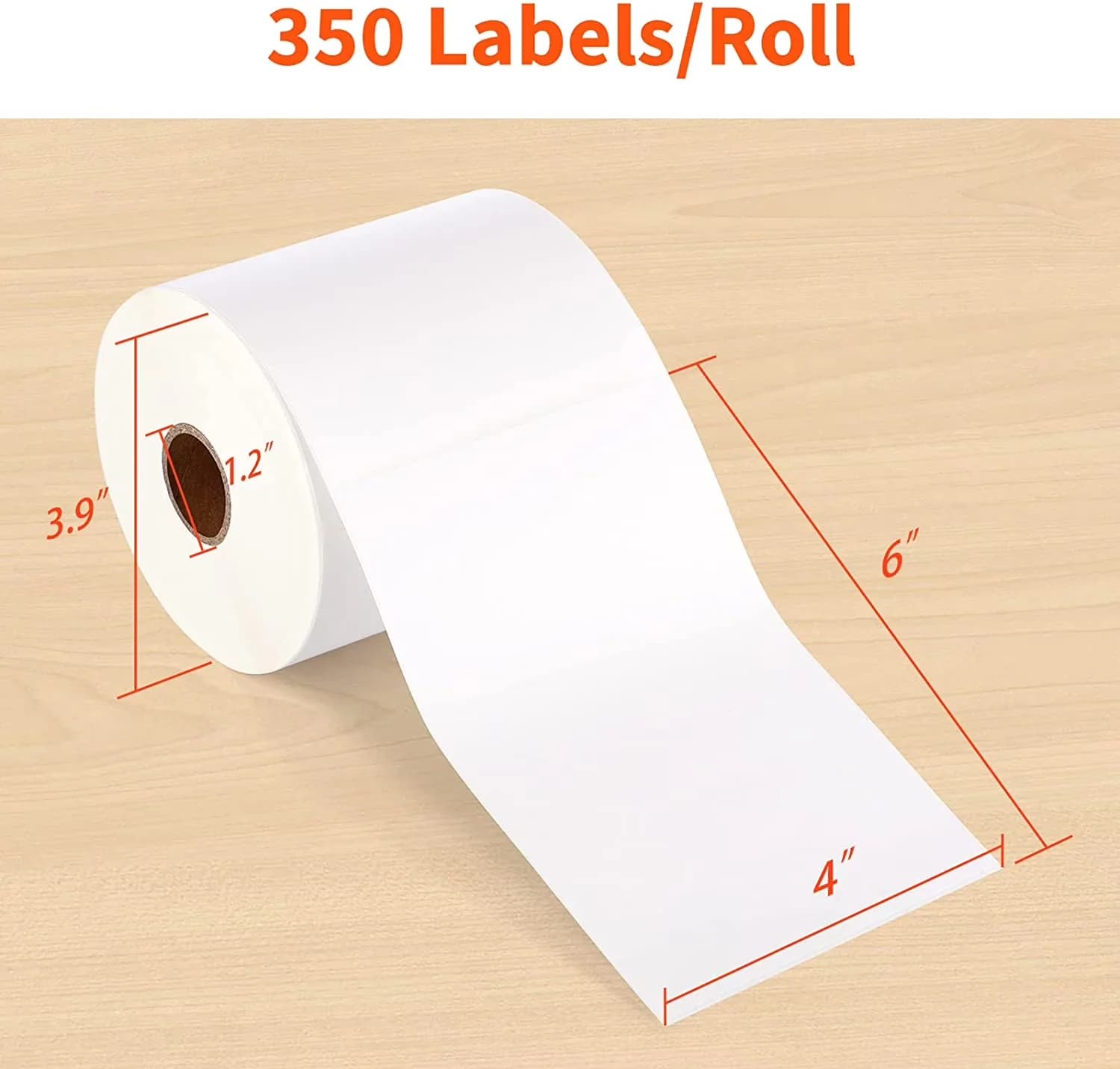 Classic Moving with 4x6 inch Shipping Labels, Self-Adhesive Direct Thermal Labels - Paper White Model 93C363