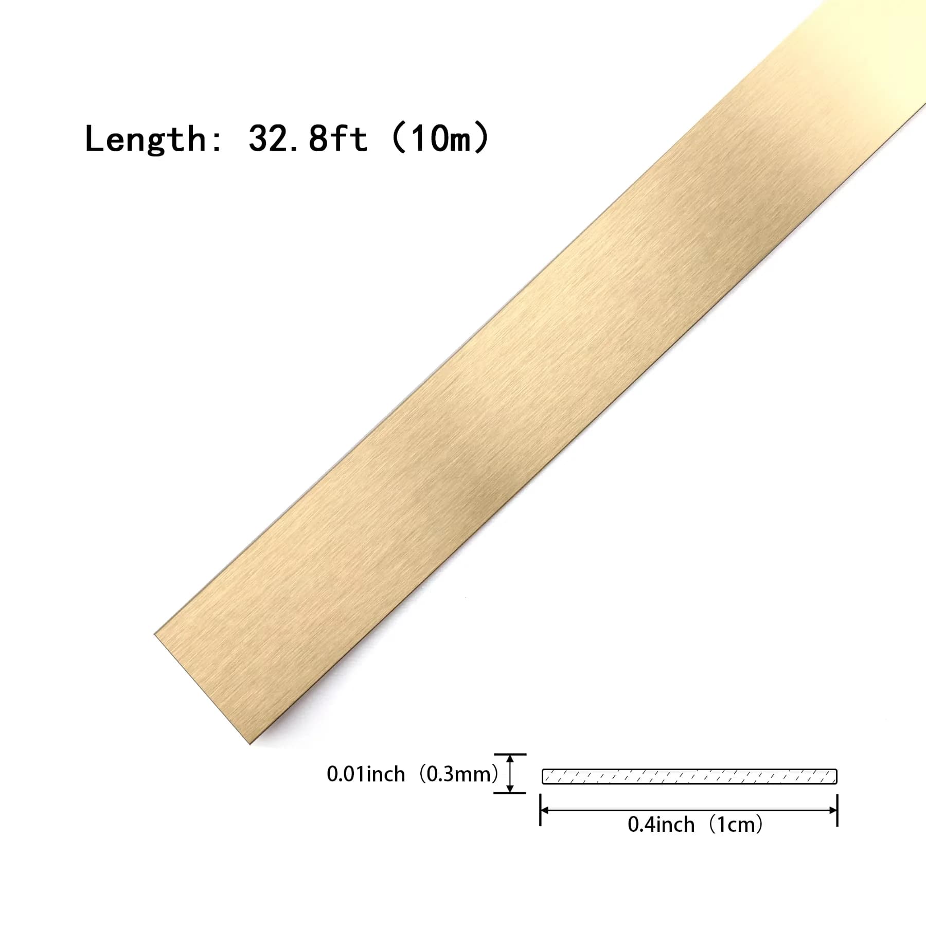 Sleek Grey Vinyl Flooring Vinyl Plank Flooring with Self-Adhesive, Peel and Stick Strip - 201 Stainless Steel Gold Metalized Brushed... Model CF8904