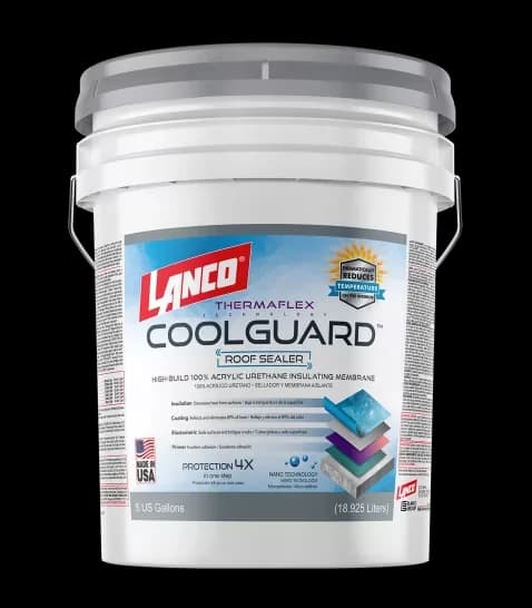 Building Material Premium with Waterproof, White Elastomeric Roof Coating - Model 01A6FD
