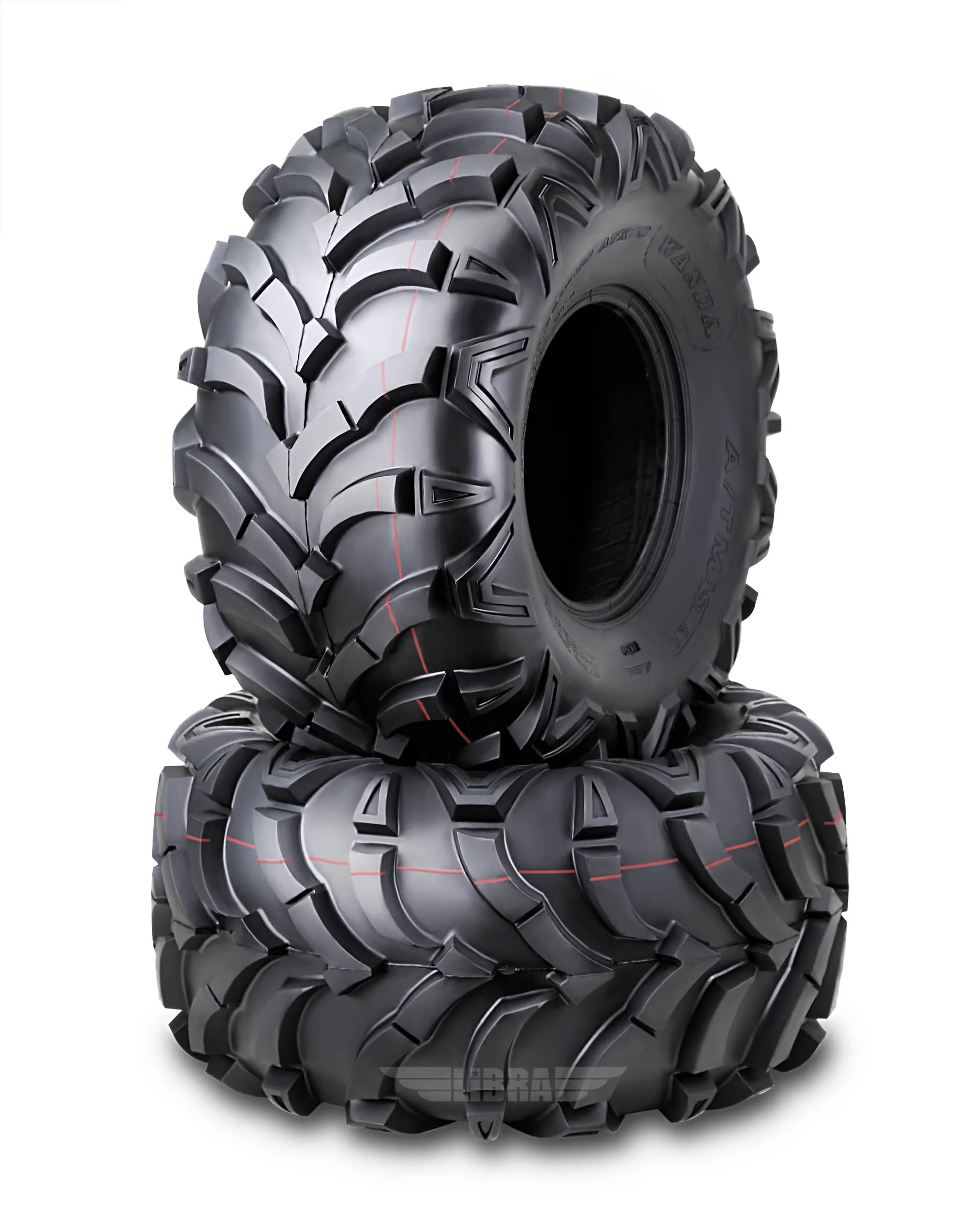 Atv Tire Durable with Tread Depth: 0.79", Ply Rated: 6, Set 2 - 6PR - Universal Fit Model 7A7943