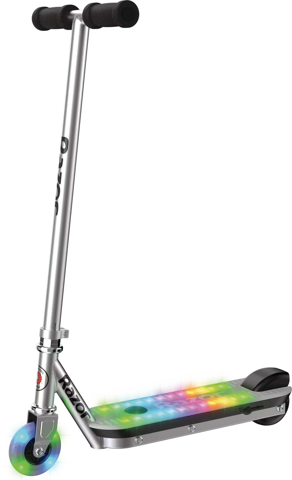 Quality Scooter with Compact, up to 7.5 mph, Color Rave Electric - Silver Steel Model B08FF6