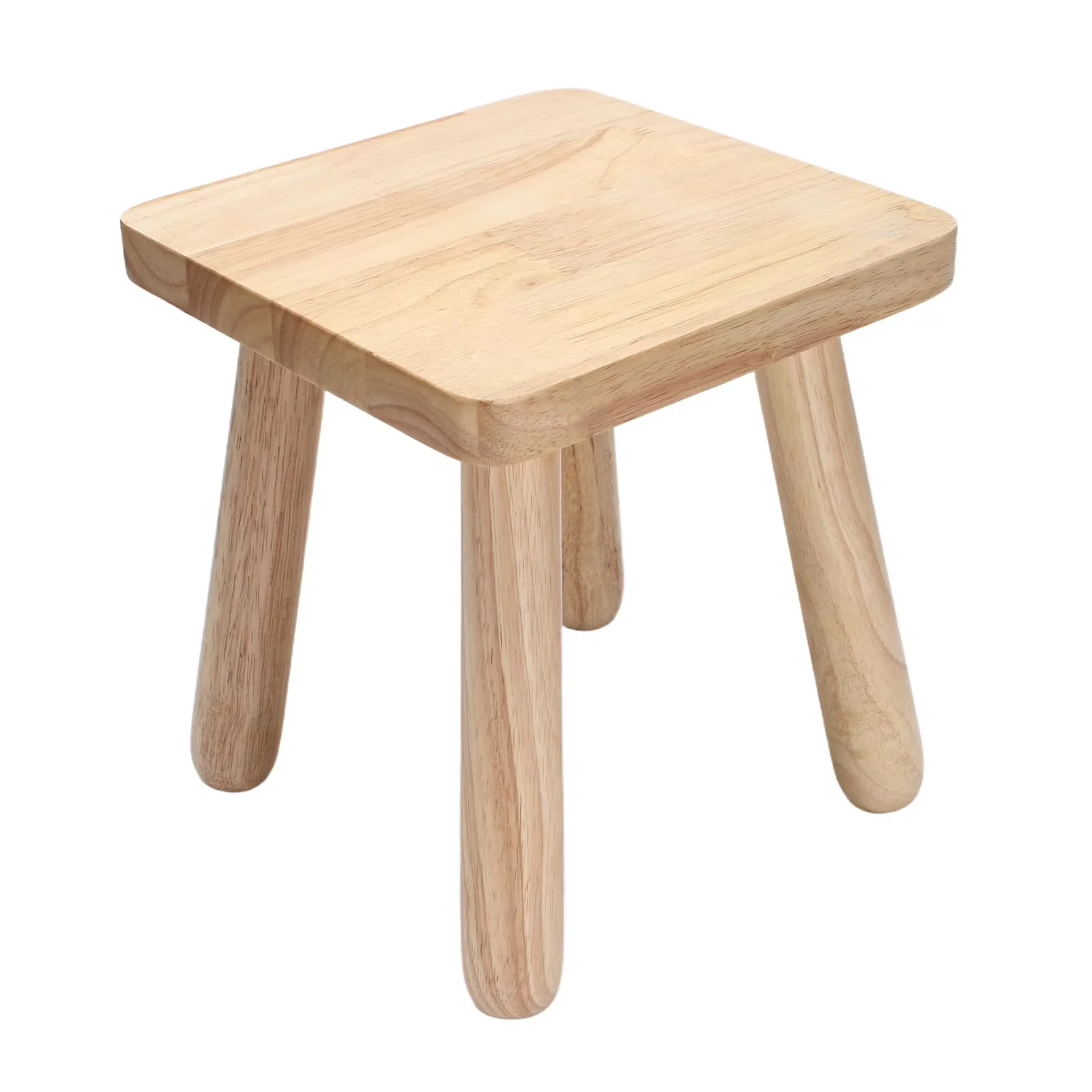 Stylish Ladders And Step Stool with Stackable, Anti-Slip, Wooden - Brown Wood Model 9F61D4