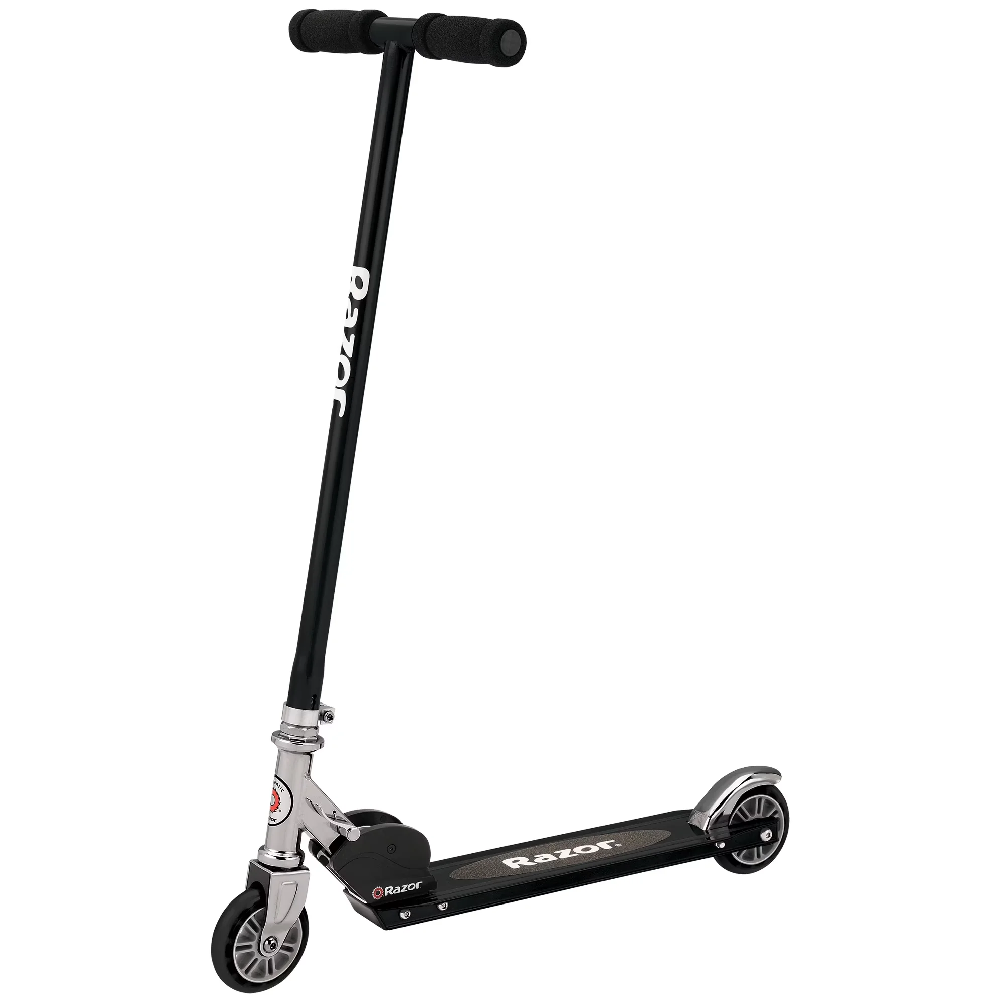 Versatile Scooter with Foldable, Lightweight, Compact - Silver Steel Folding Model E199F1