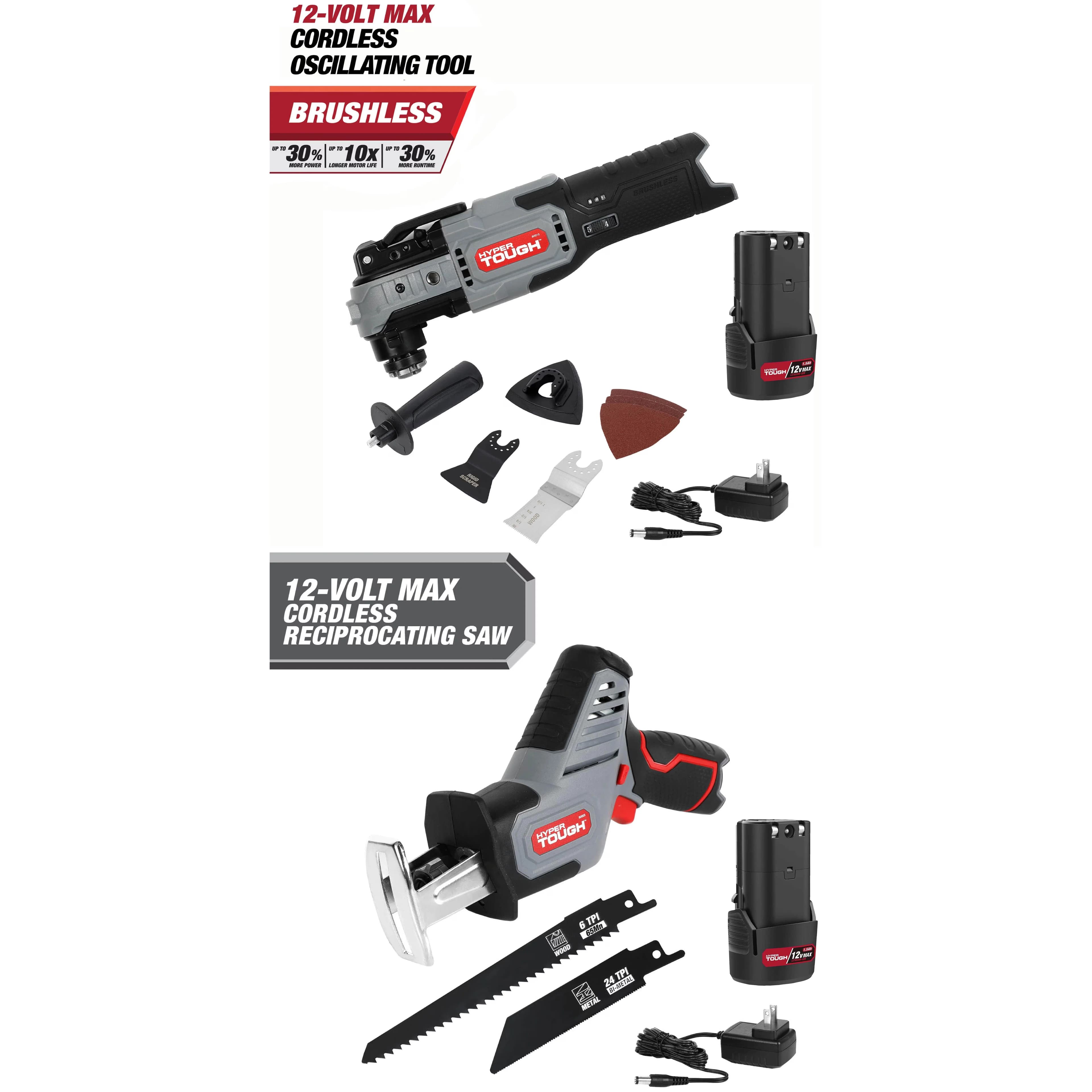 Innovative Power Saw with 12V, Lightweight, 20000 OPM 6 Speed - Traditional Style Model 82E233