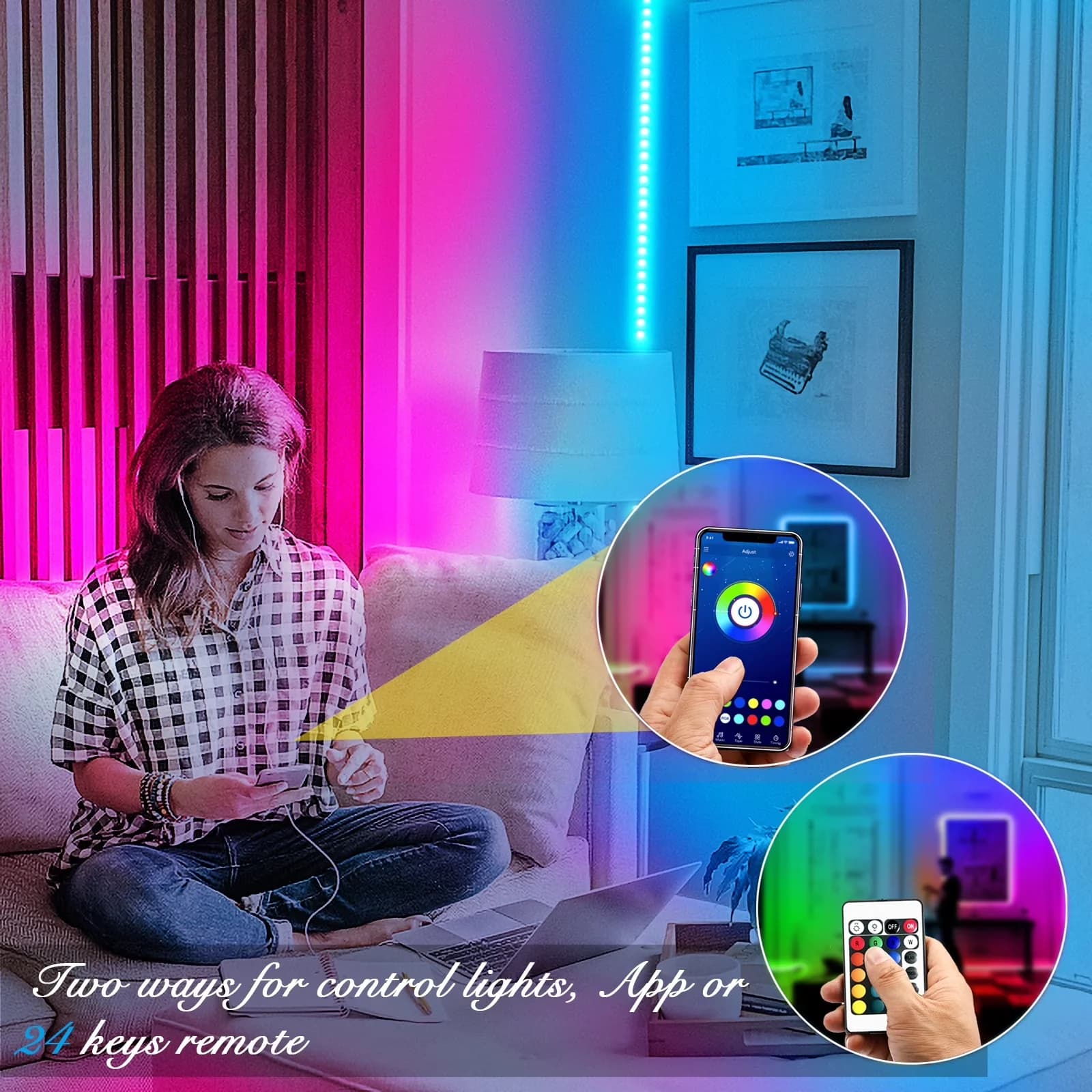 Novelty Light Innovative with LED, Remote Controlled - Multicolor, Red, Green Model 3FC0C8