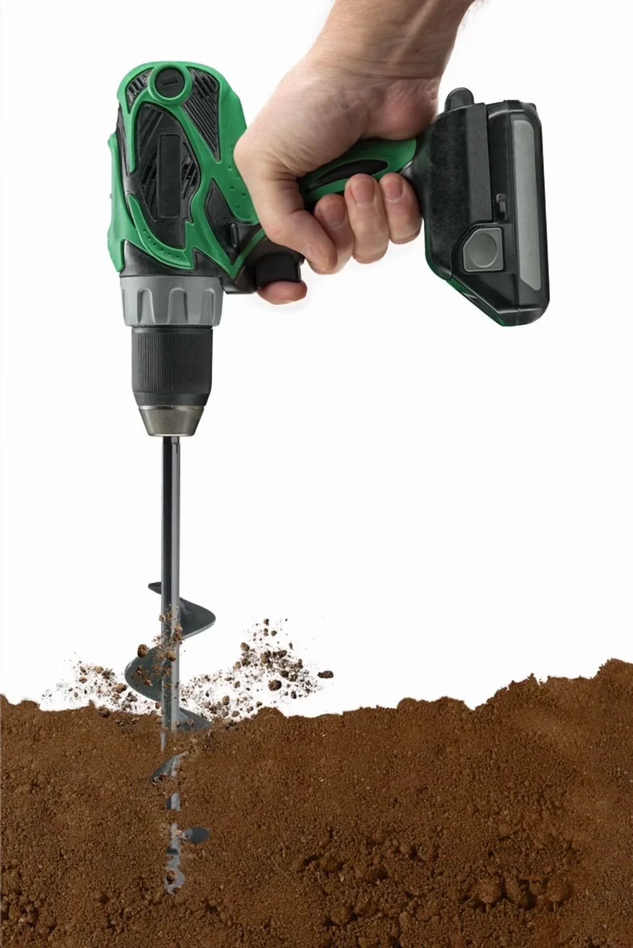 Power Tool Essential with 8.5"X1.5" Garden Auger Spiral Drill Bit - 8.5 X1.5 Model A59BBE