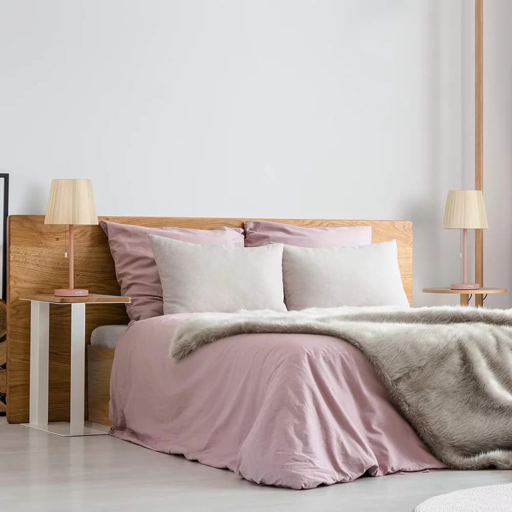Table Lamp Stylish with Incandescent, Industrial, Bedside Lamps - Metal White Model F68551