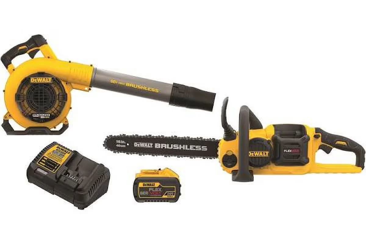 Power Saw Compact with Battery, 60V, 60V MAX* ChainsaBlower Combo Kit for Daily Use - Model 90C00C