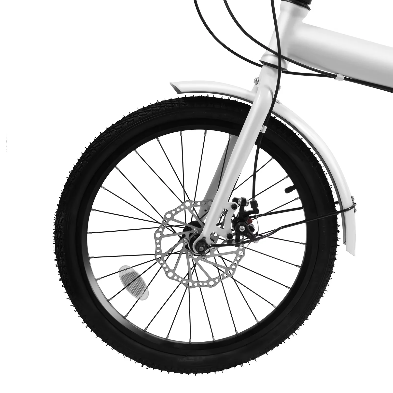 Road Bike Versatile with Foldable, Adjustable Seat, Portable Folding Bicycle - Black Model B4A18A