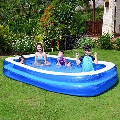 Quality Inflatable Pool with Puncture Resistant, Fade Resistant, It is ideal for summer water parties. - Model 10324A