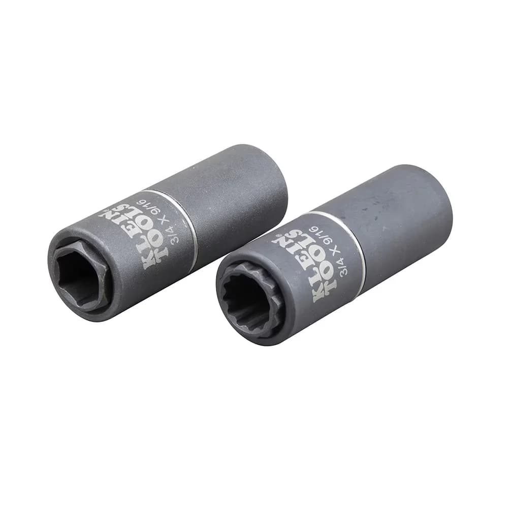 Stylish Pro Tool with Compact, 2-in-1 Impact Socket, 12-Point - Black Steel Model 35CF90