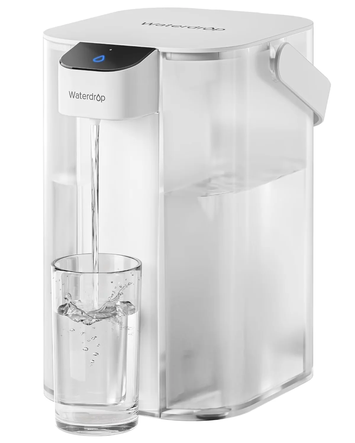 Water Filtration Versatile with 1 Filter, Reduce Chlorine, White - Carbon White Model 6E9EFB