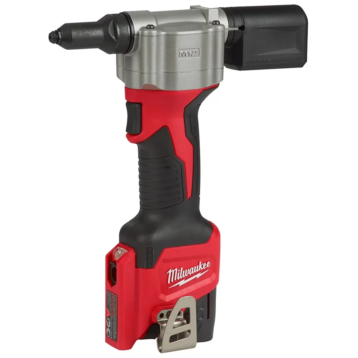 Reliable Hand Tool with Cordless, 2550-22 M12 Rivet Kit, Pull Up to 3/16" Stainless Steel Rivets - Black Model 4E8968