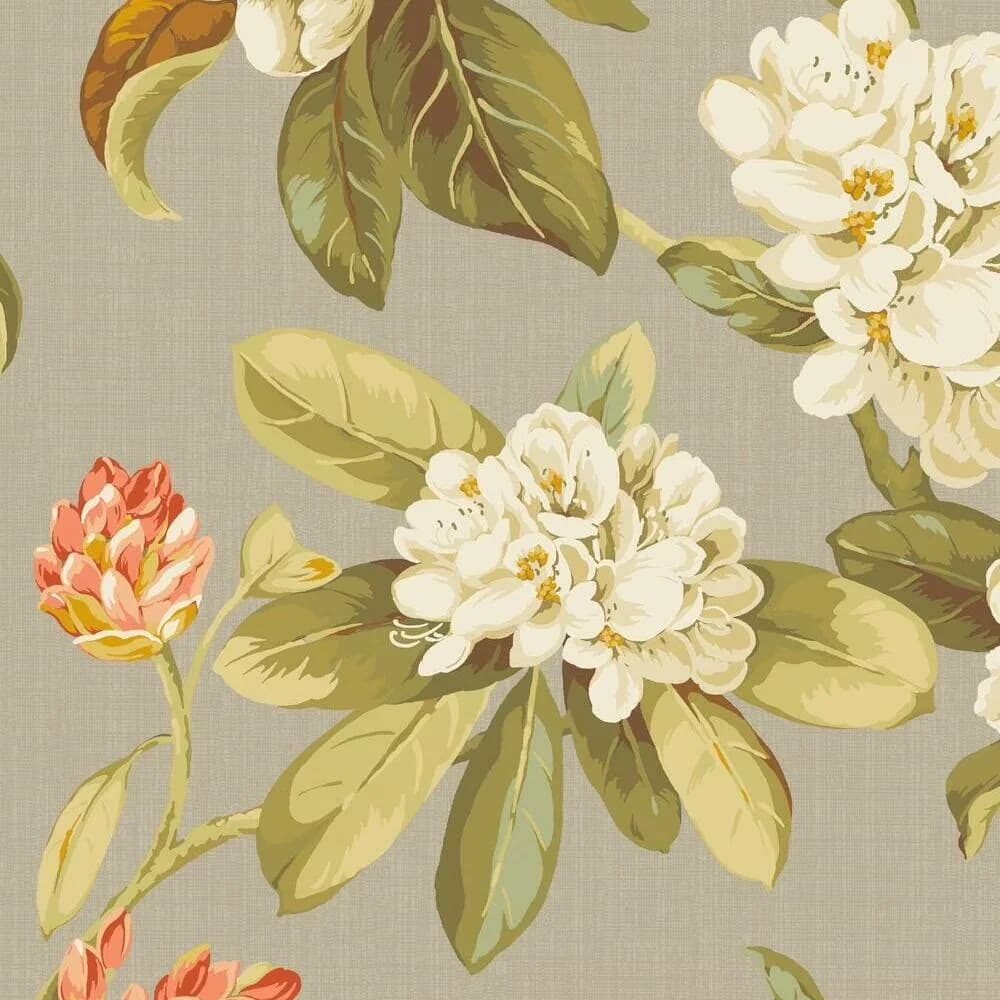 Innovative Wallpaper with Removable, Waverly Live Artfully Peel and Stick, 100% removable peel and stick wallpaper - Vinyl Beige Model F0C2D4