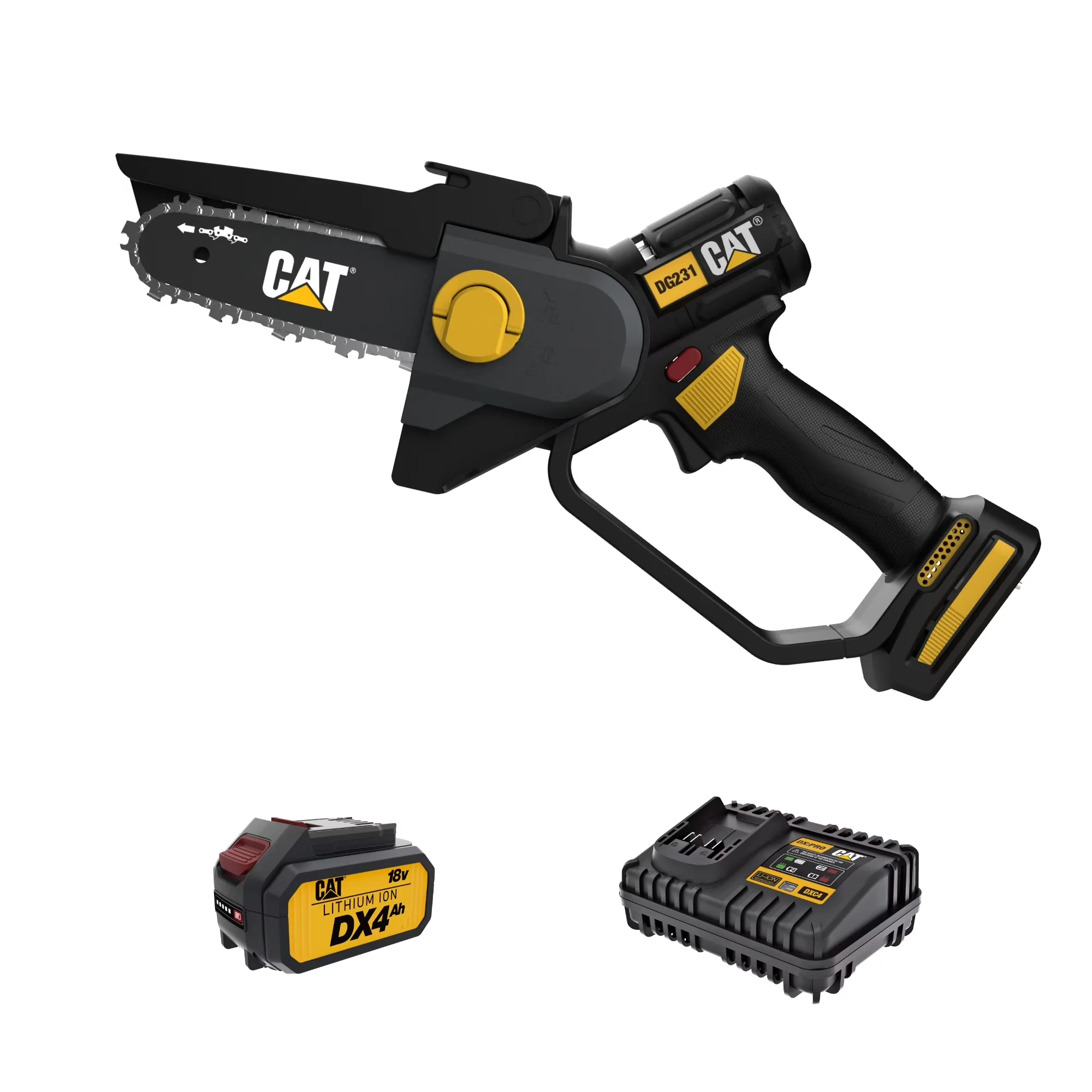 Pole Saw Durable with Battery, 18V - Multicolor DG231 - Built to Last Model 15D4EA