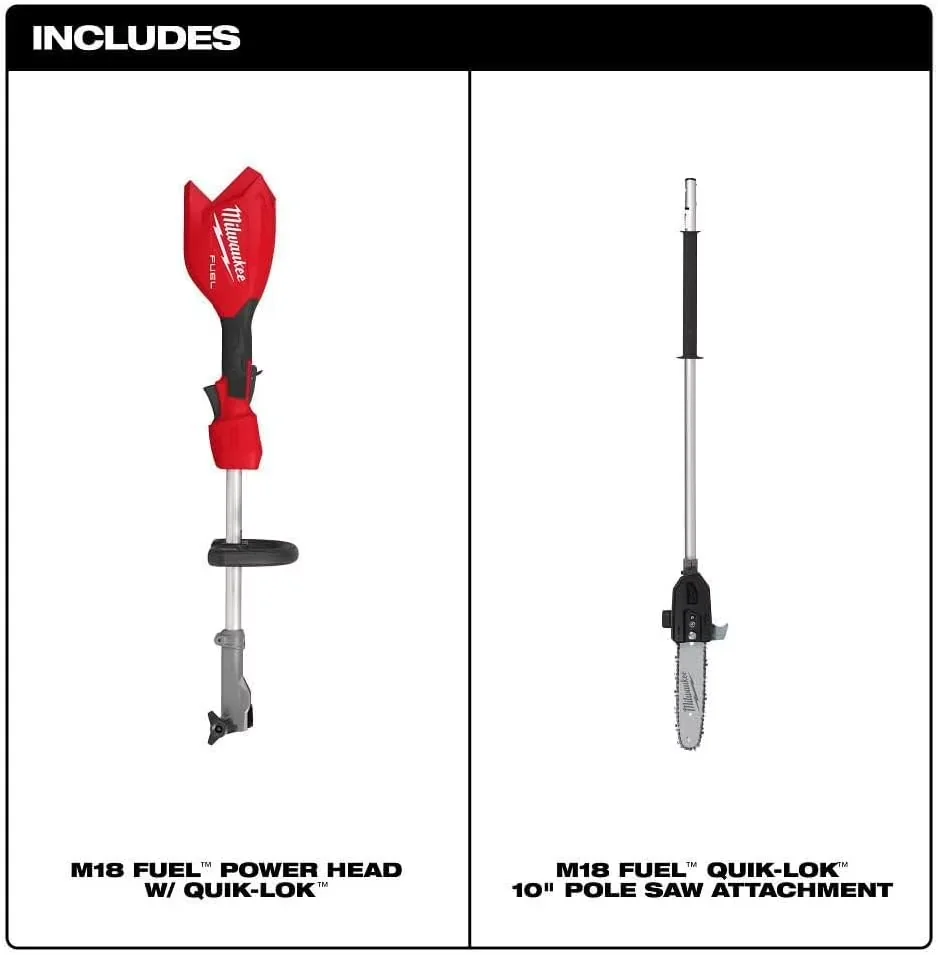 Versatile Pole Saw with Battery, 18V - M18 for Multiple Applications Model D62F54