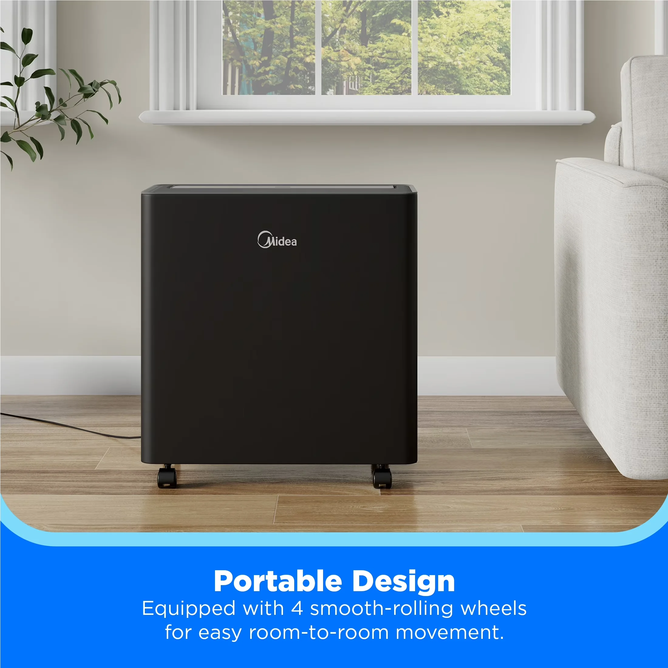Efficient Dehumidifier with Smart Technology Capable, Automatic Shut-Off - Black Model 0FC3F9