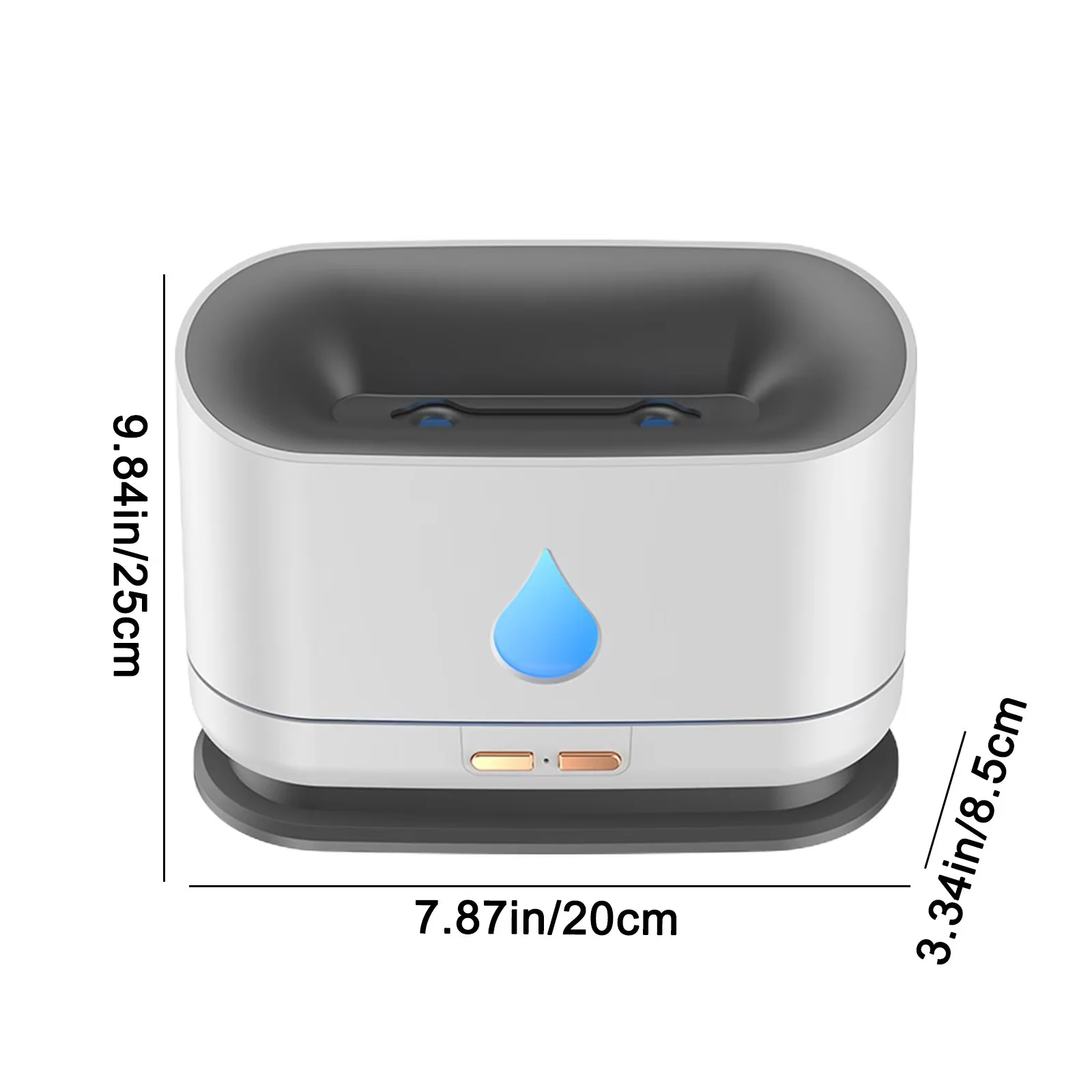 Humidifier Premium with Night Light, Mist Mode, Light Modes - White Large Model 737CF3