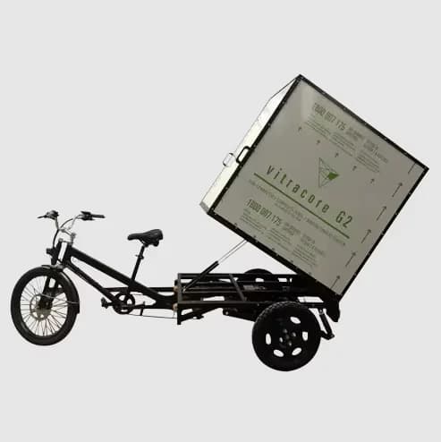 Electric Bike Versatile with Battery, LED - Black 500W - Ergonomic Design Model 432F6C
