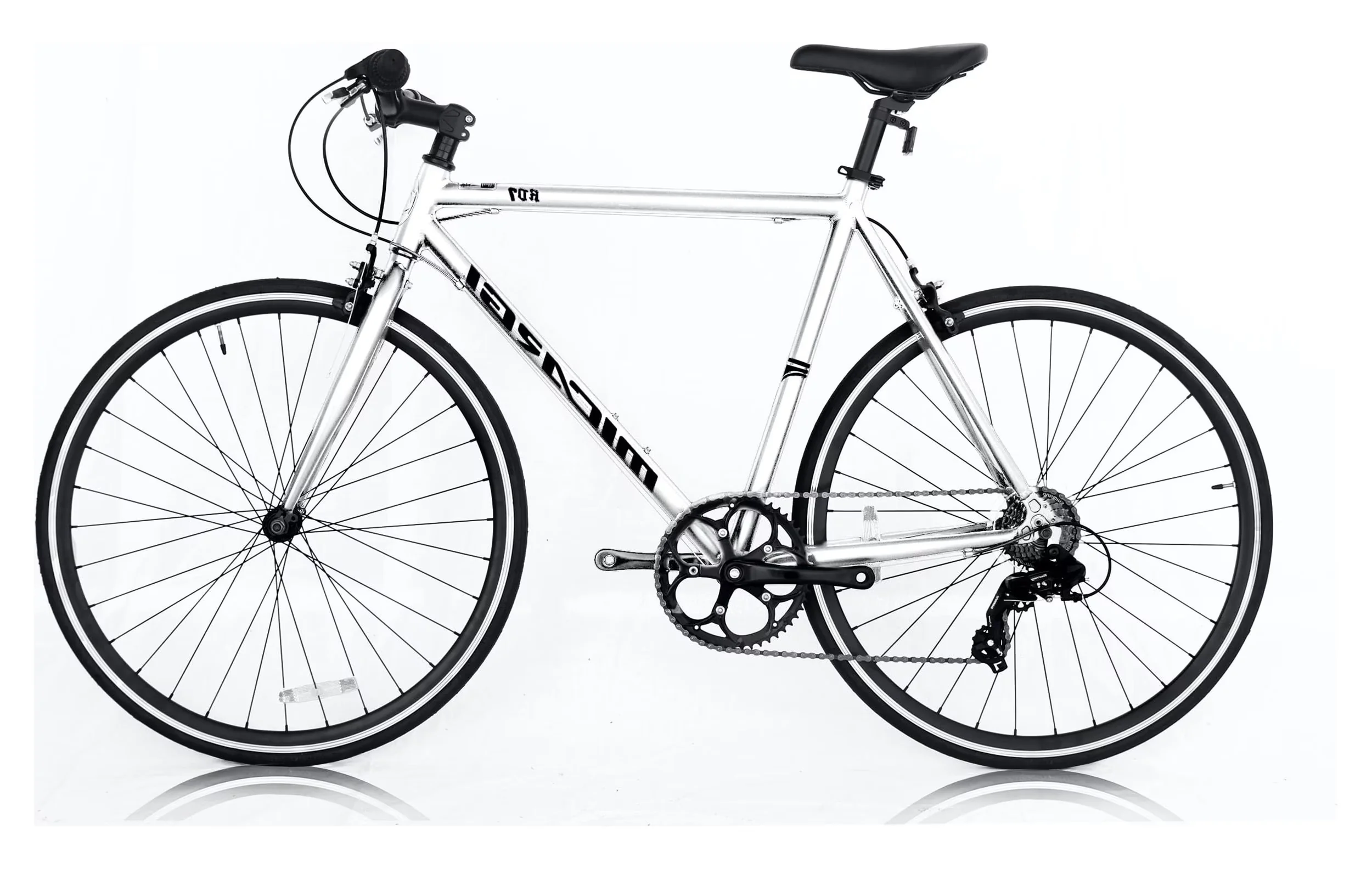 Mountain Bike Efficient with Adjustable Seat Height, White - Red, White Model 329835