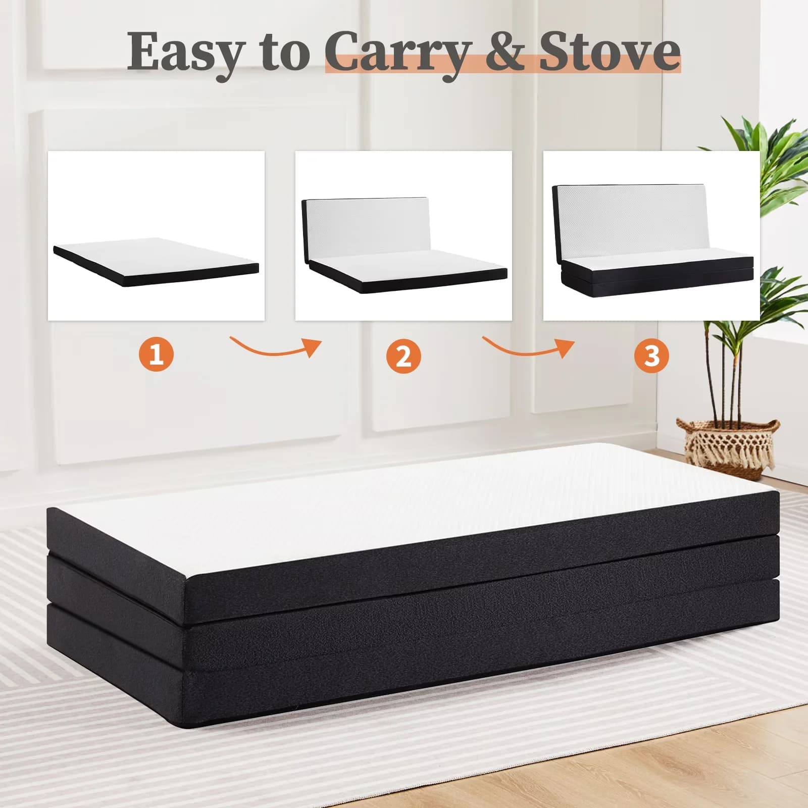 Essential Mattresses Accessory with Stain Resistant - White Polyester for Camping Model 759F68