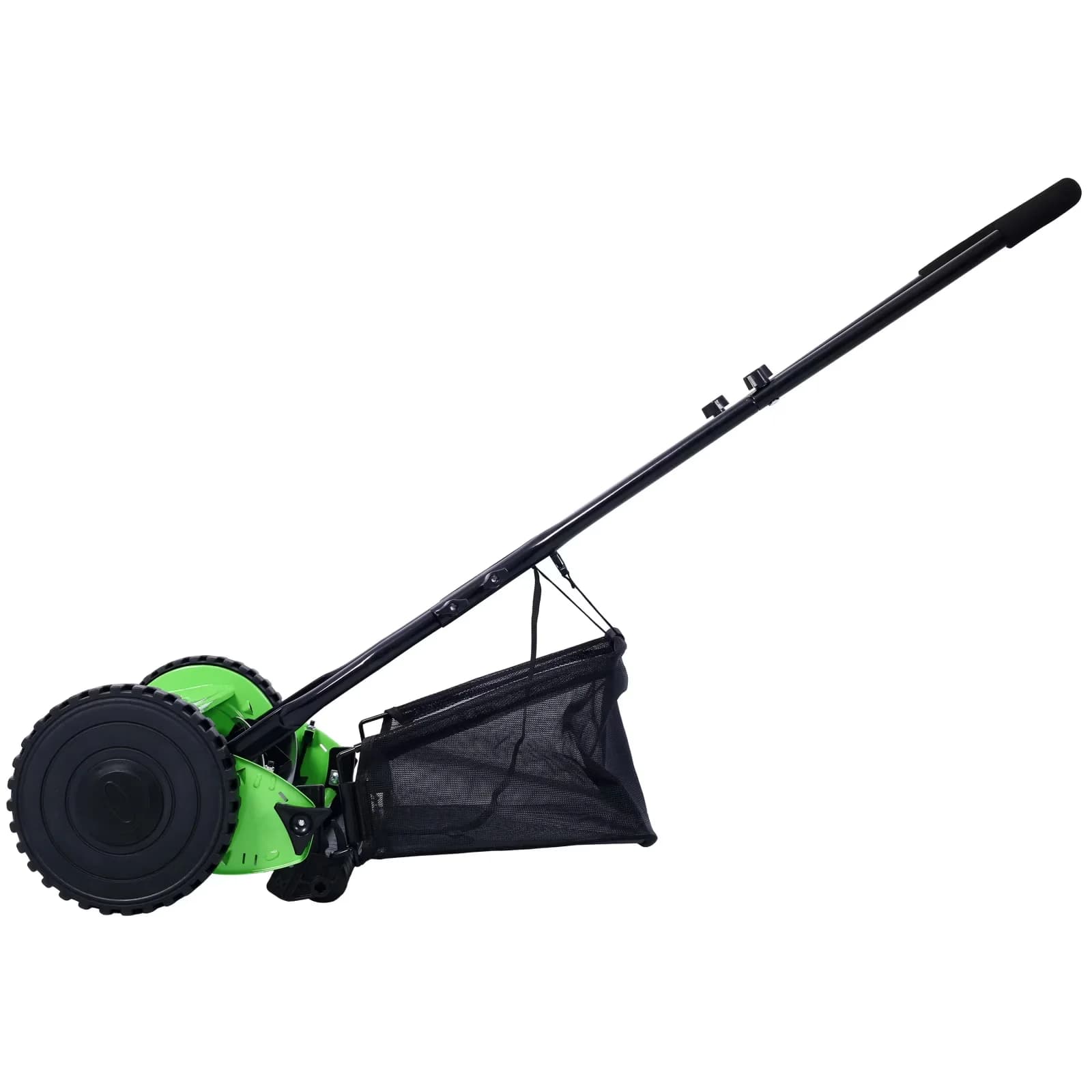 Essential Push Mower with Adjustable, 14" 5-Blade Reel Lawn, Grass Catcher - Model 1B617A