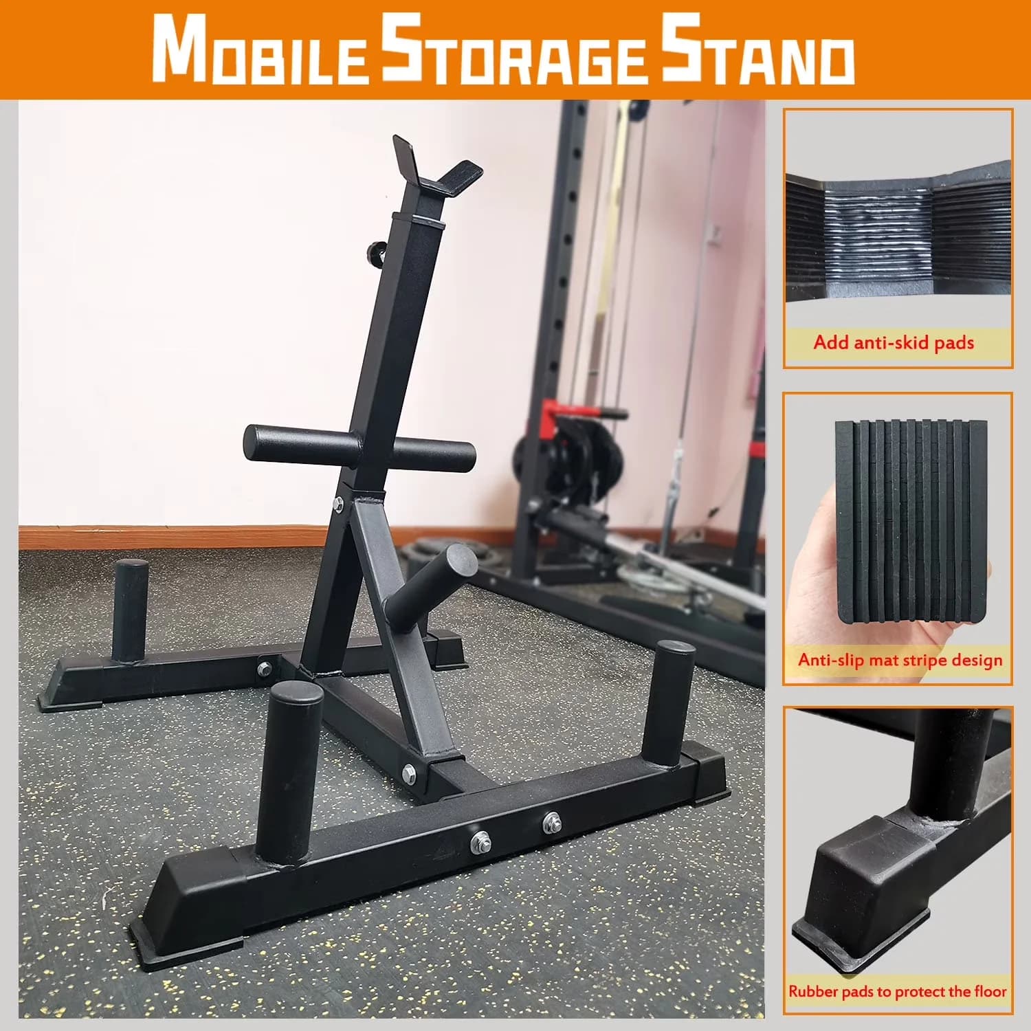 Sleek Home Gym Accessory with Heavy Duty, Viking Press Landmine Handle - Stainless Steel Model CF80BA