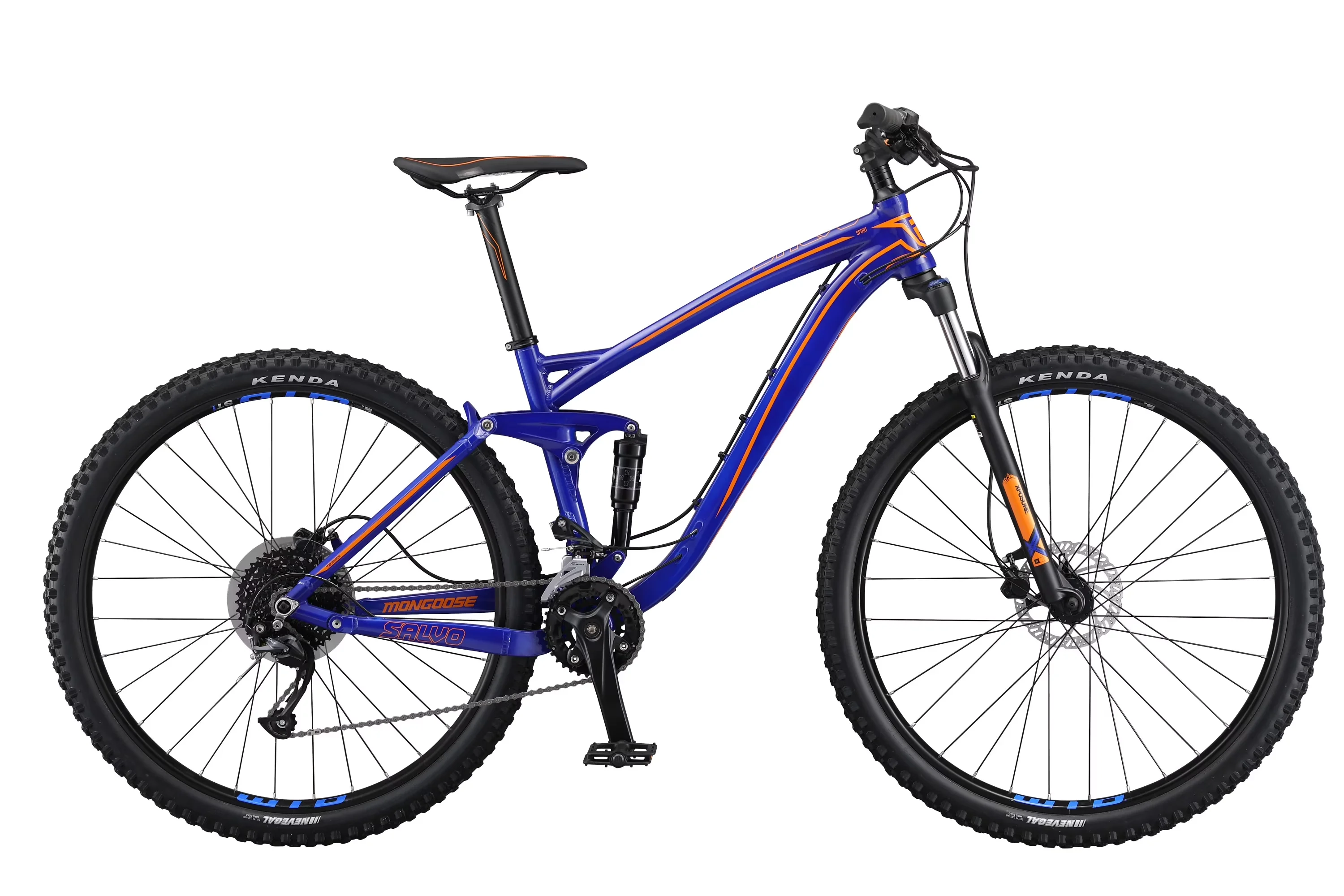 Professional Mountain Bike with Adjustable Speed, Adjustable Seat Height, Blue - Blue Model CEA072