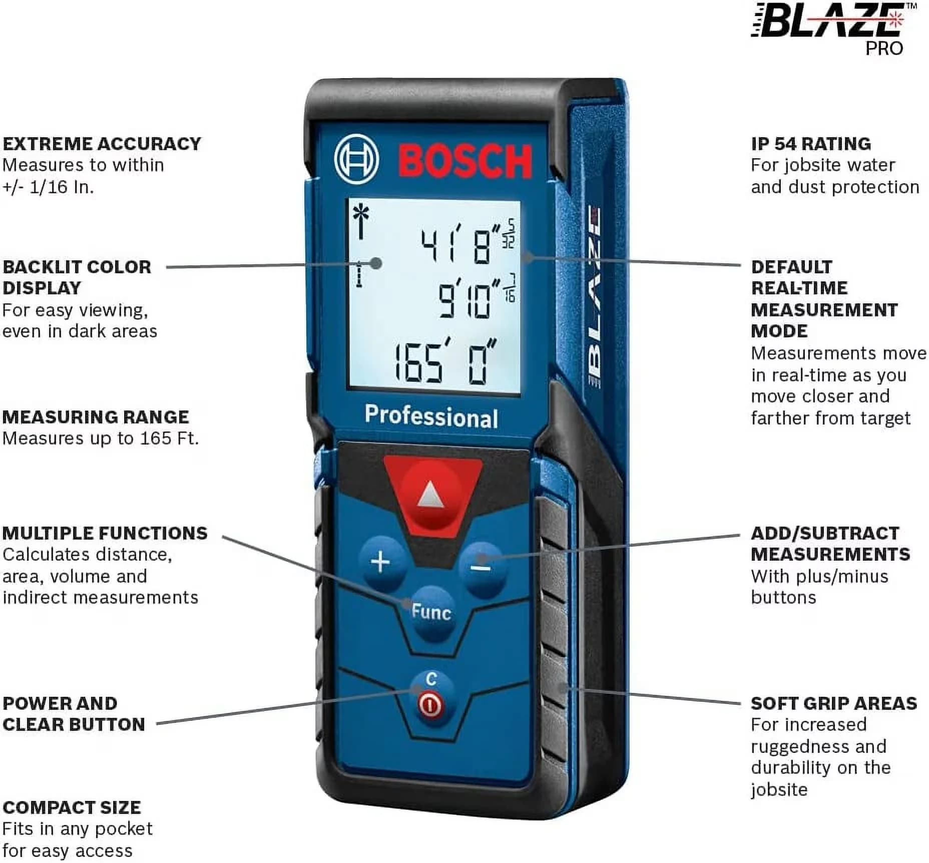 Durable Measuring Layout with Battery - BLAZE for General Purpose Model 2F726F