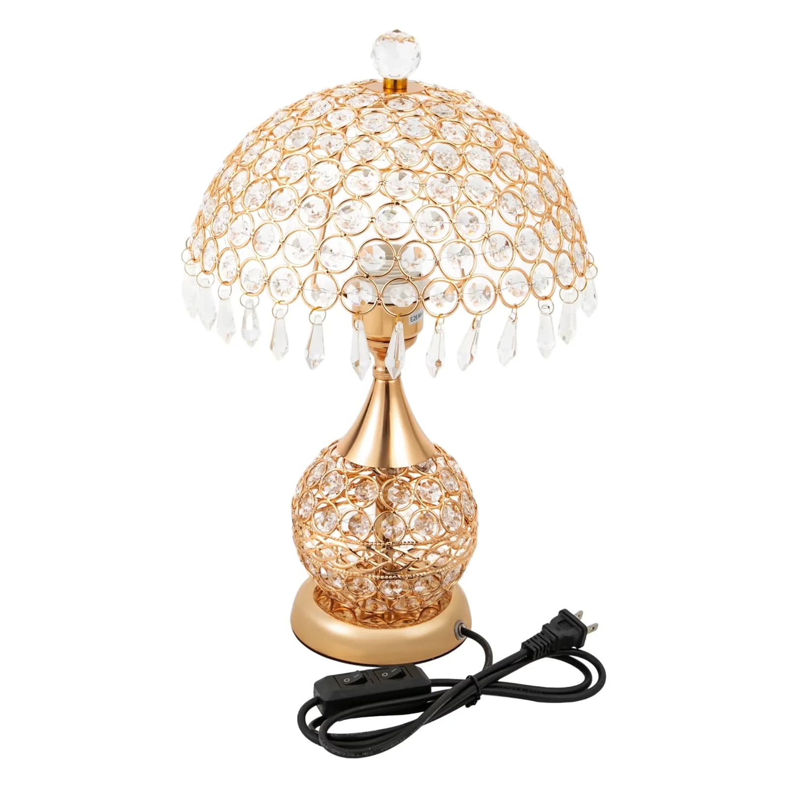 Table Lamp Innovative with LED, Bedside Lamps, Modern - Iron Gold for Living Room, Bedroom Model 18BC10