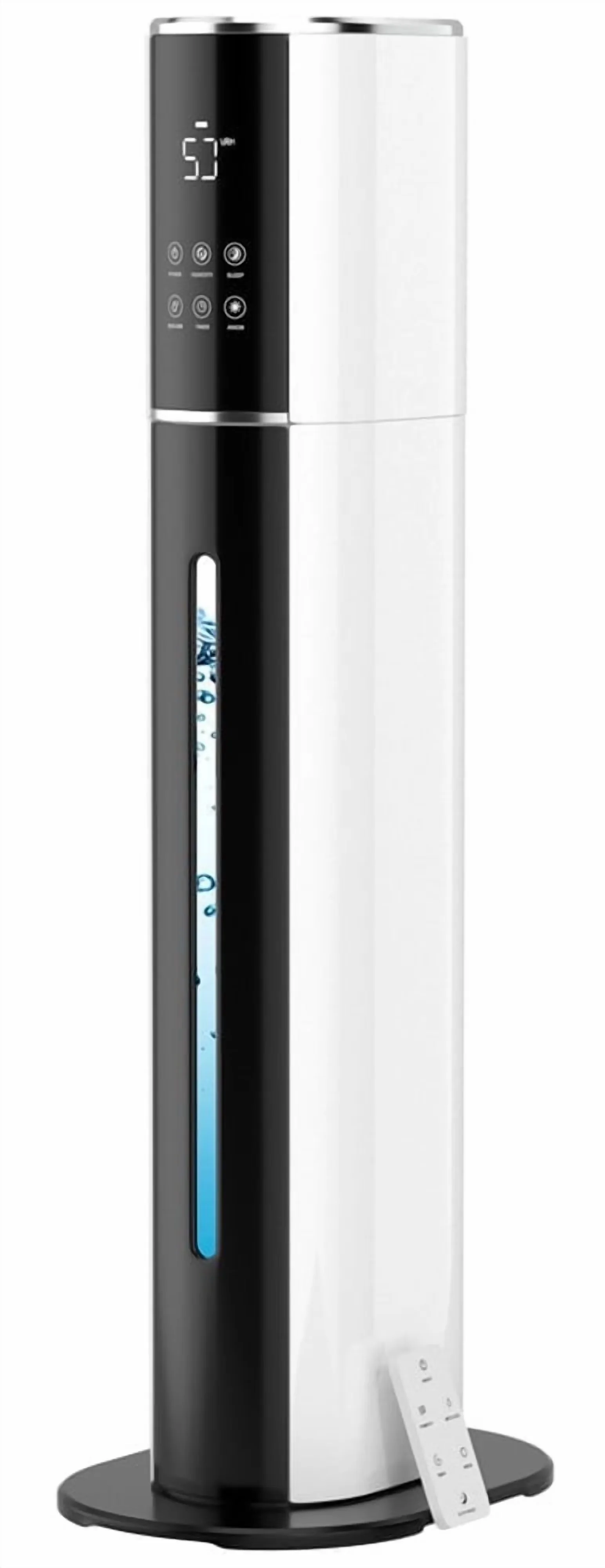 Humidifier Durable with Timer, Adjustable Humidistat, Remote Controlled - White for Bedroom, Home Model CBB417