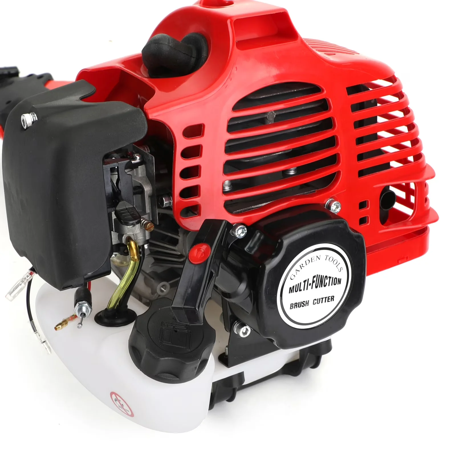 Reliable String Trimmer with Attachment Capable, Hedge &, Engine: 52cc, 2‑stroke, air‑cooled - Red Model 27DF08